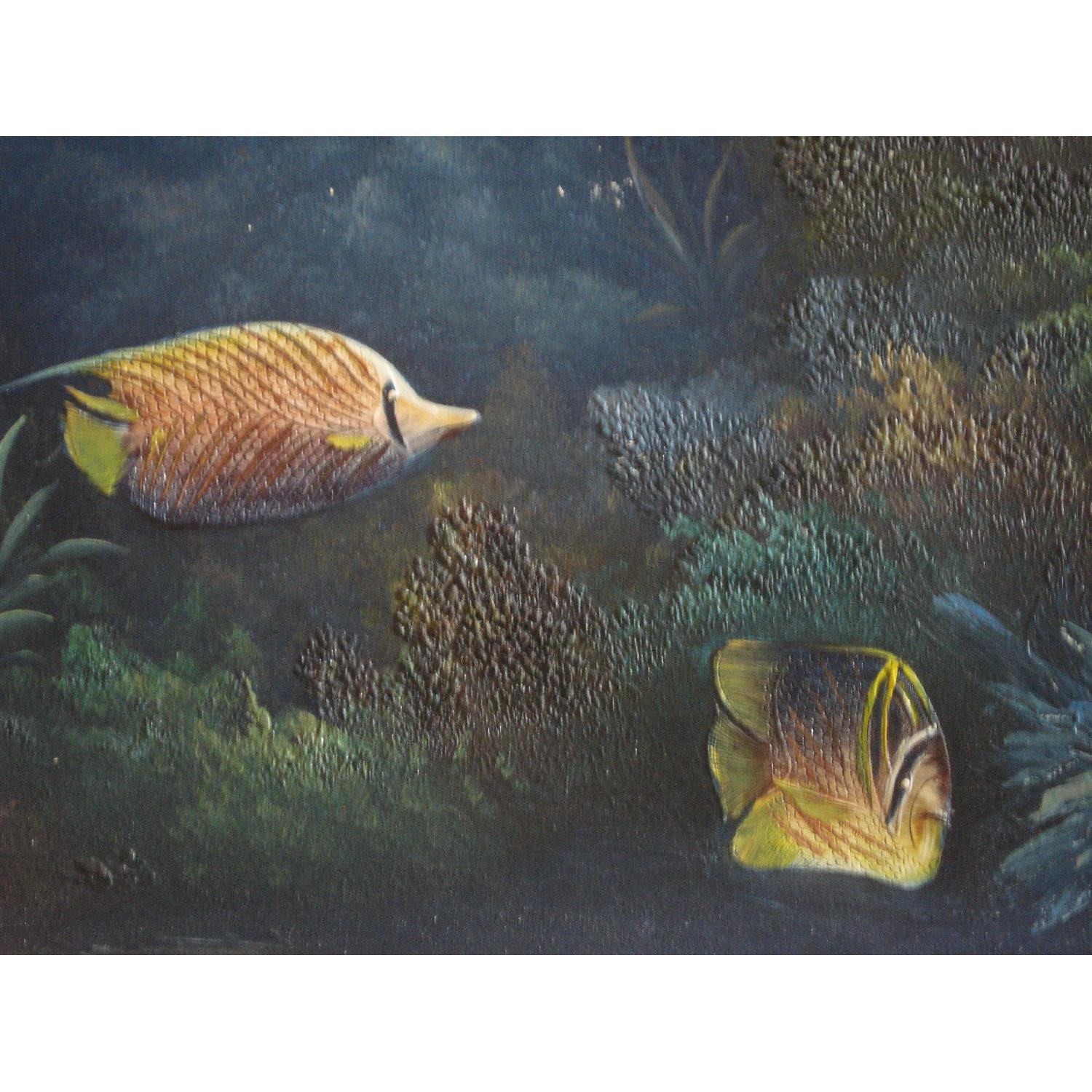 Raised Dolphin Painting by C. Benolt - image-3