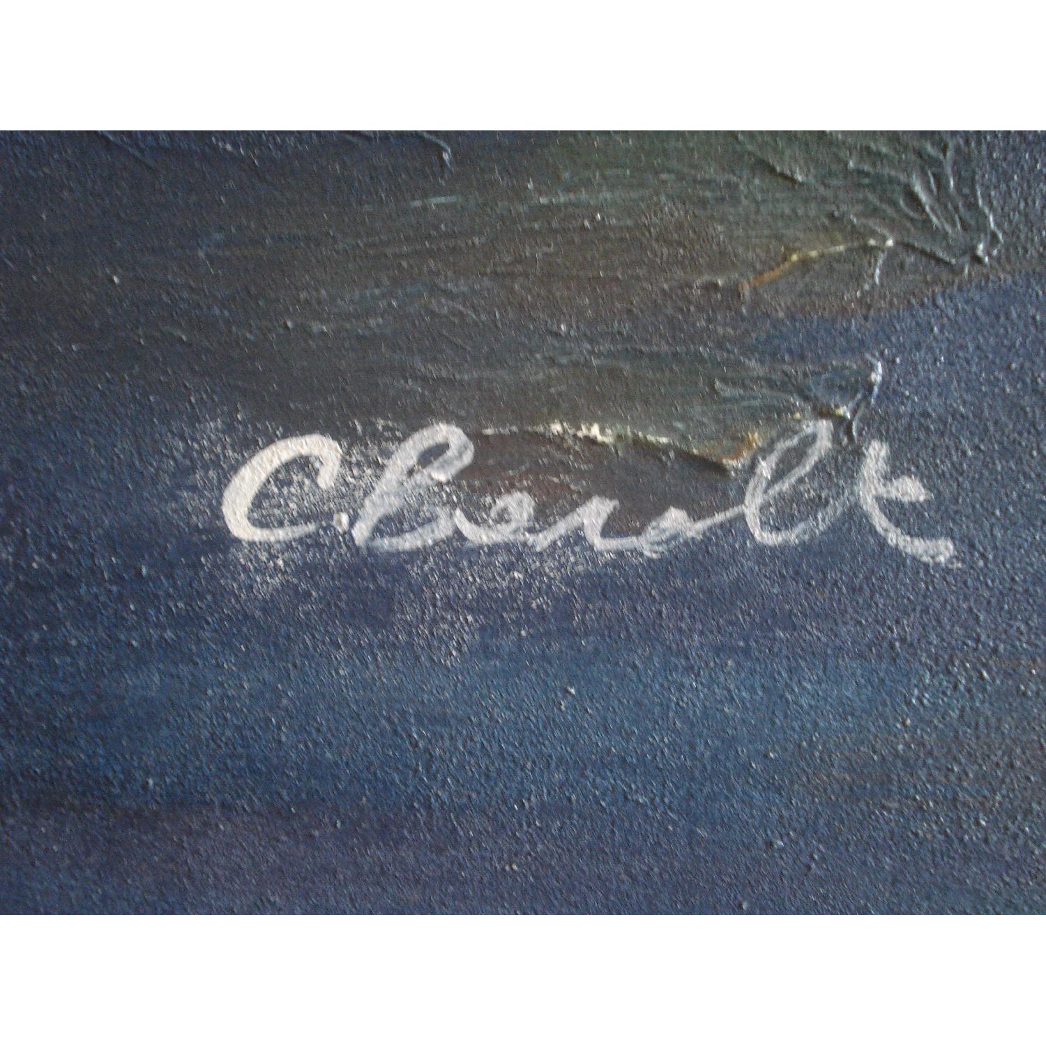 Raised Dolphin Painting by C. Benolt - image-5