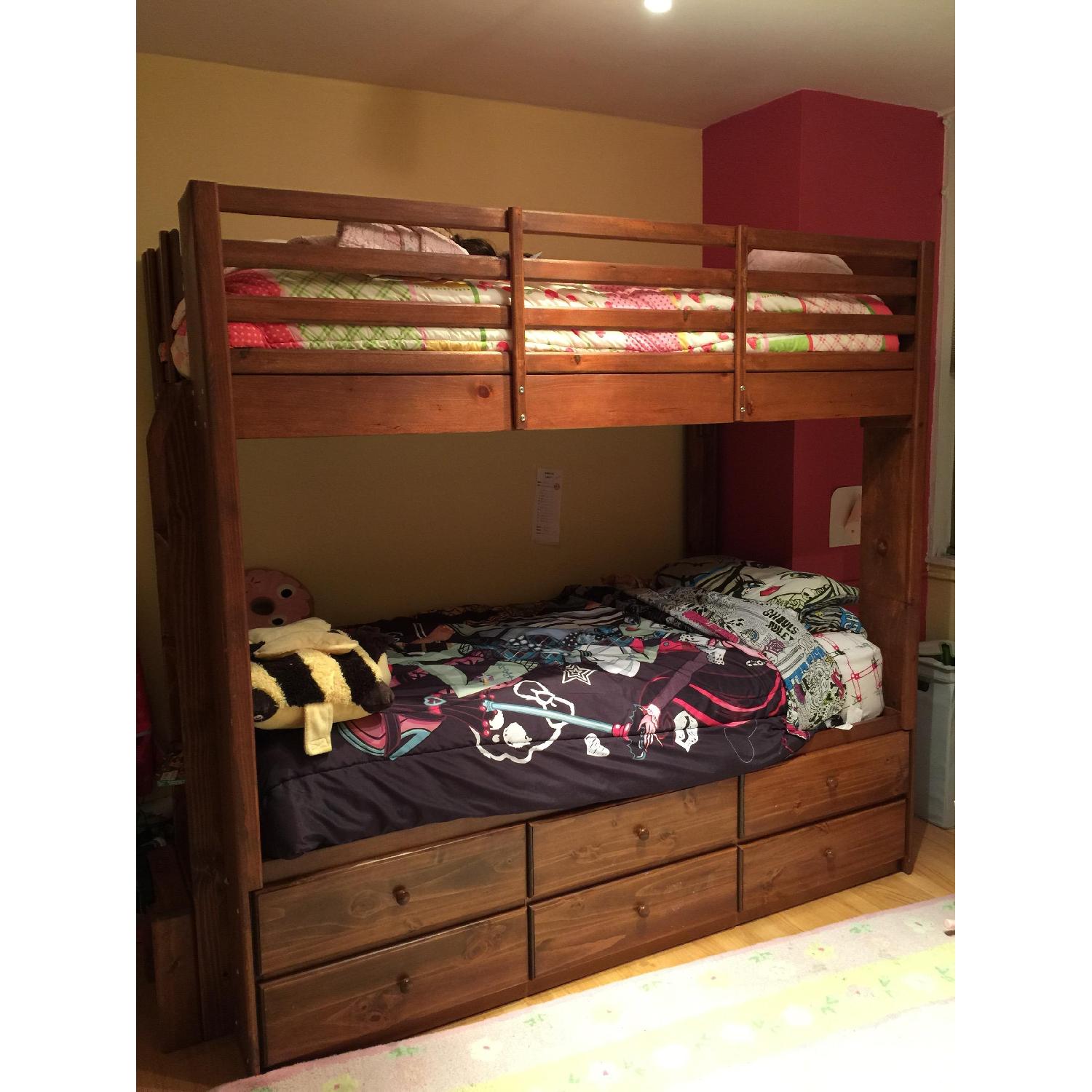 Gothic Craft Twin Bunk Beds AptDeco