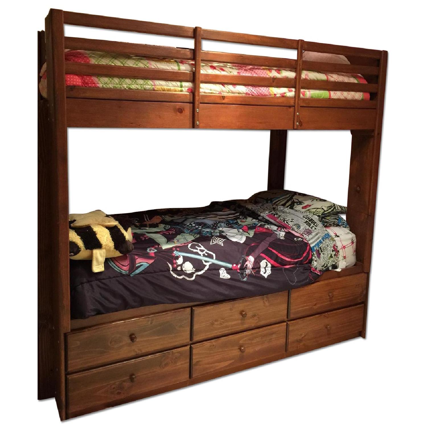 Gothic Craft Twin Bunk Beds AptDeco