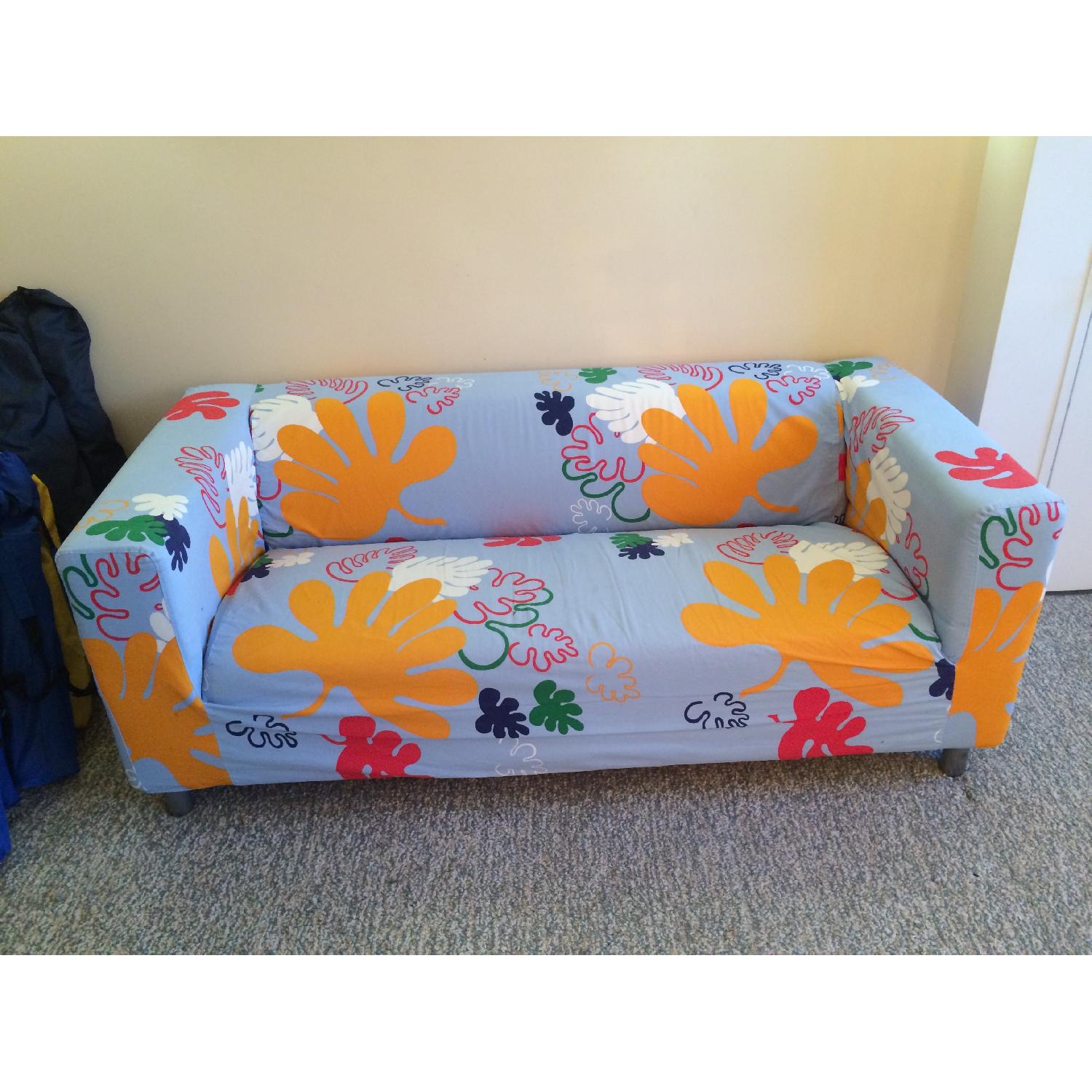 Ikea Klippan Sofa with Slipcover AptDeco