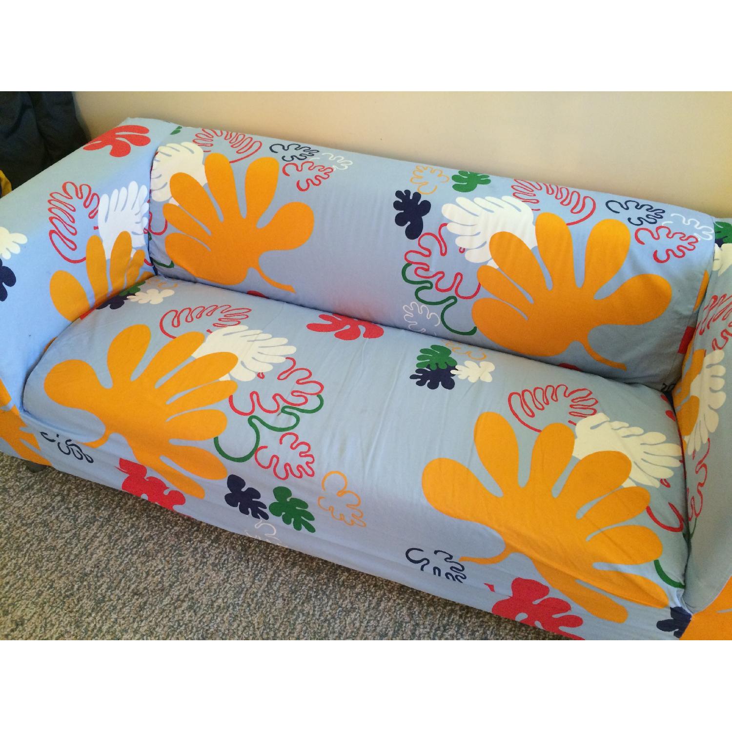 Ikea Klippan Sofa with Slipcover AptDeco