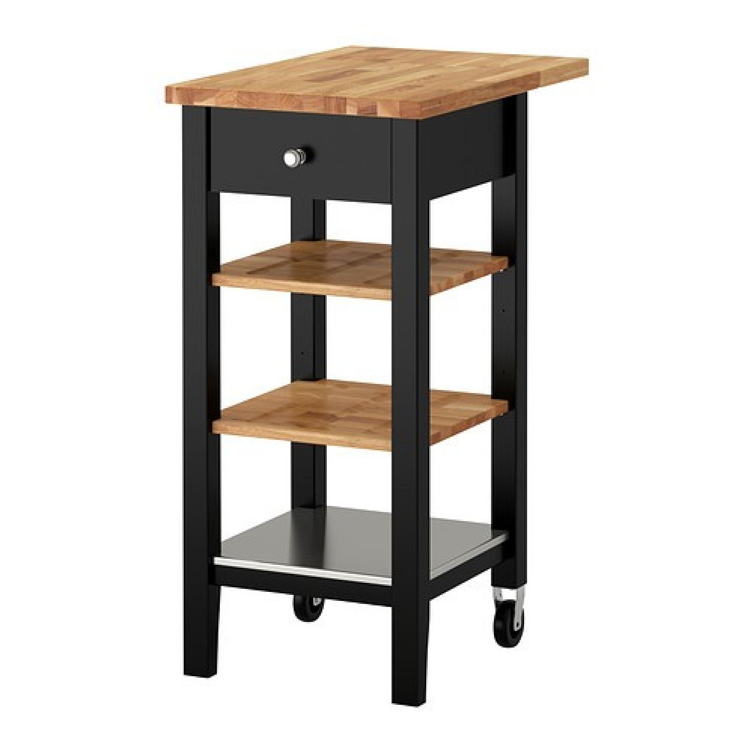 Ikea Solid Oak Kitchen Cart