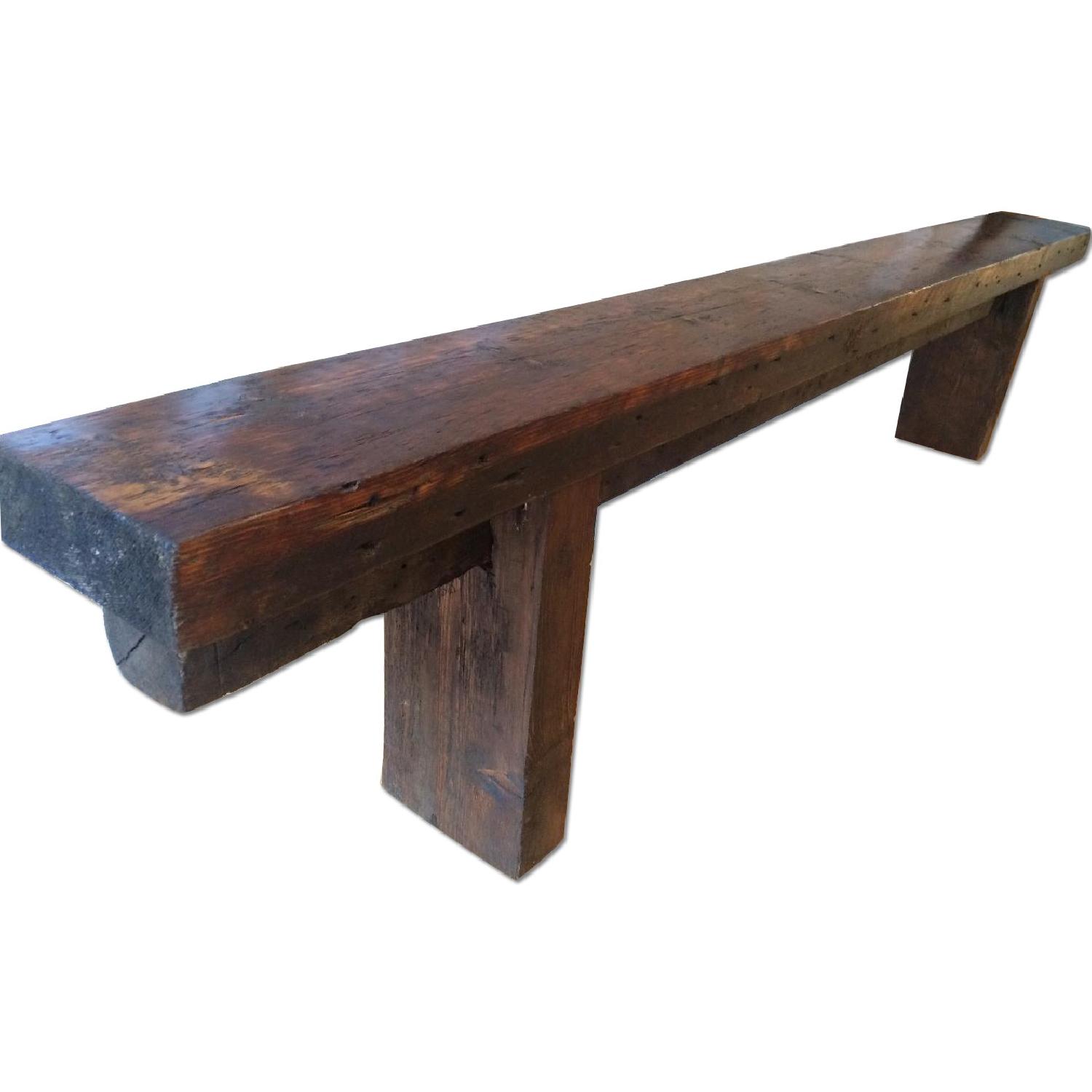 Breukelen Tafel Reclaimed Beams Bench - image-0