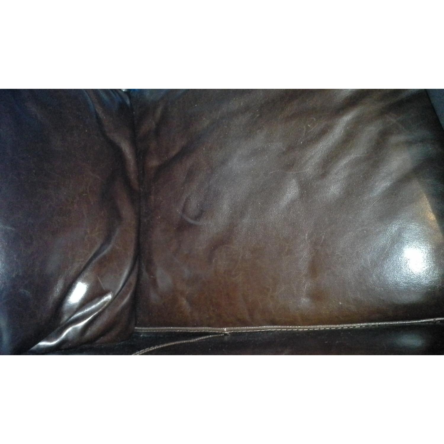Natuzzi Italsofa Chocolate Loveseats - Pair - image-4