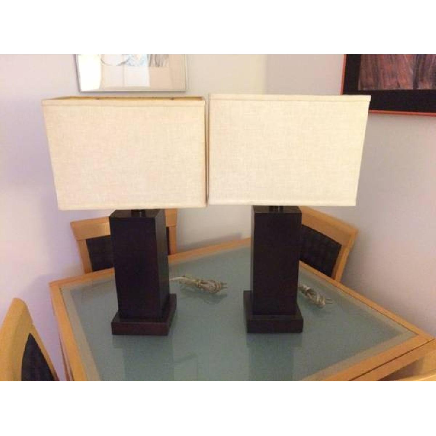 Crate & Barrel Lamps - Set of 2 - image-2