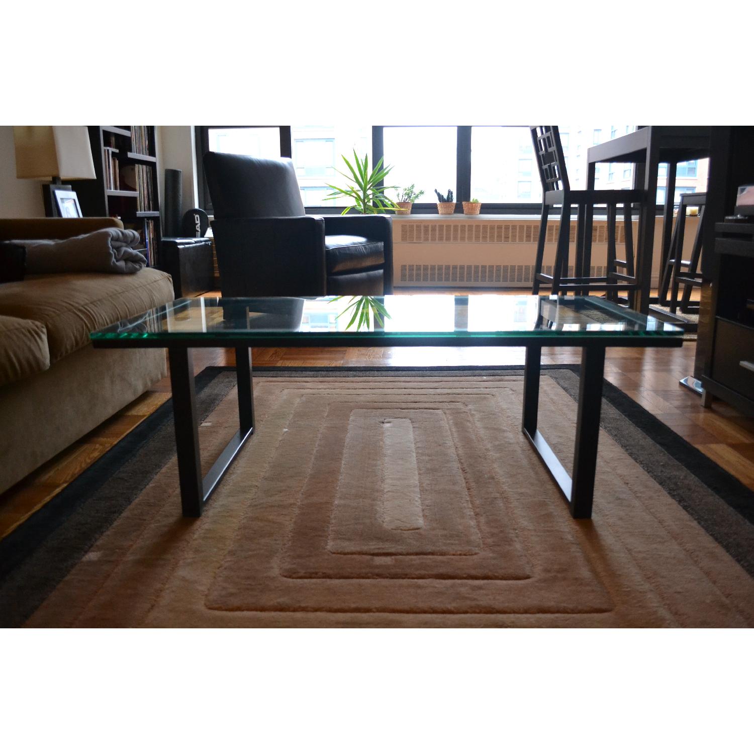 Crate & Barrel Coffee Table & Side Table Set - image-1