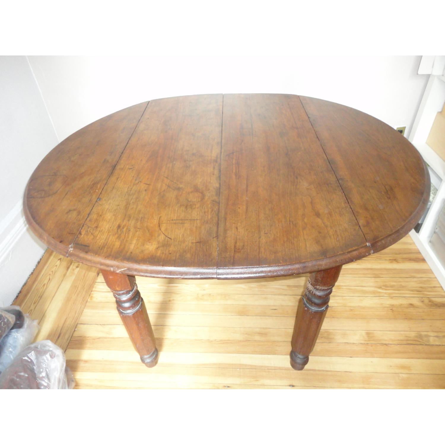 Antique Walnut Dining Table - image-1