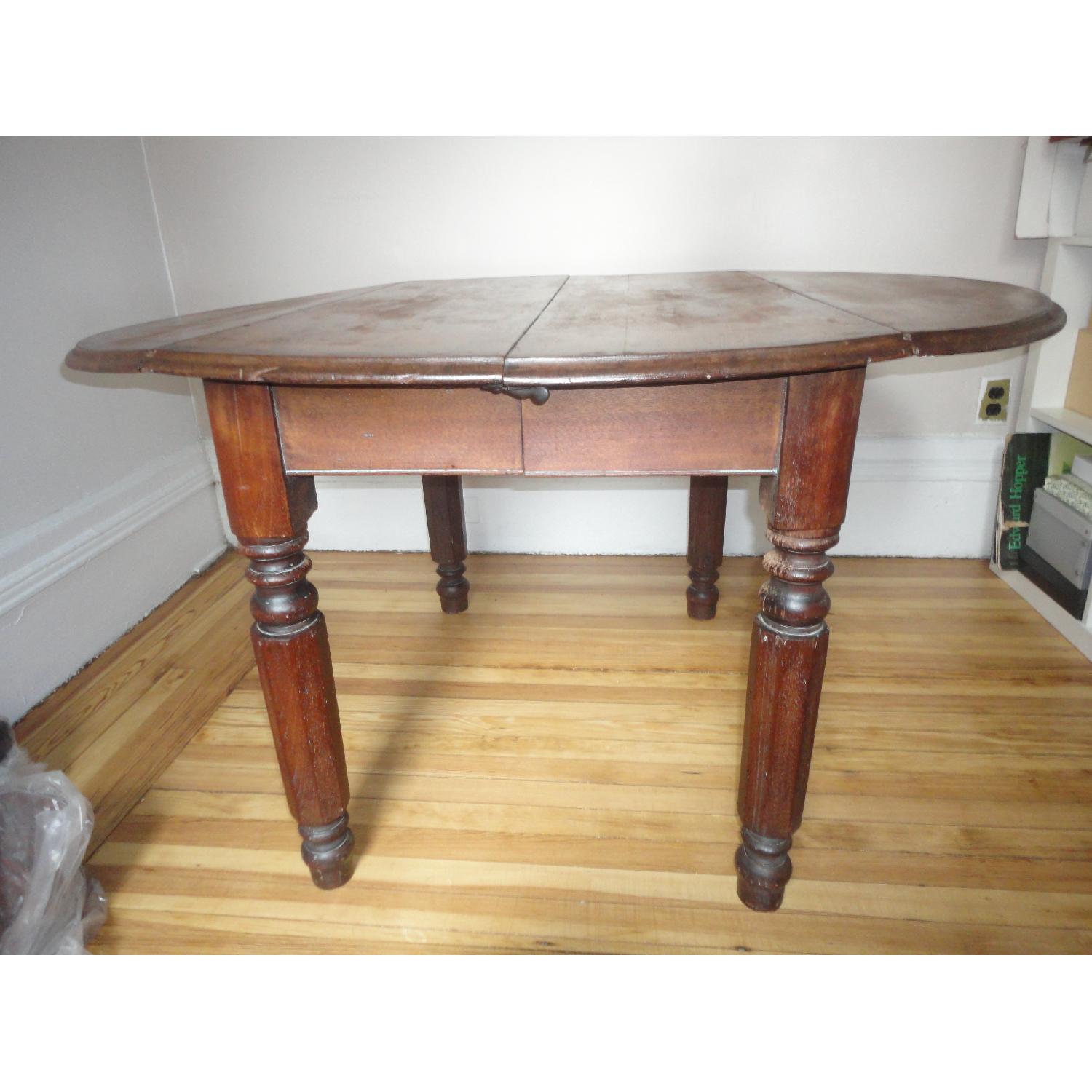 Antique Walnut Dining Table - image-4