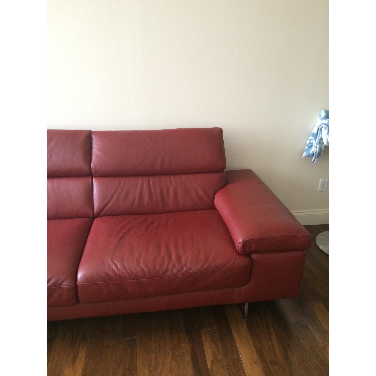 Raymour & Flanigan Farone Leather Sofa - image-2