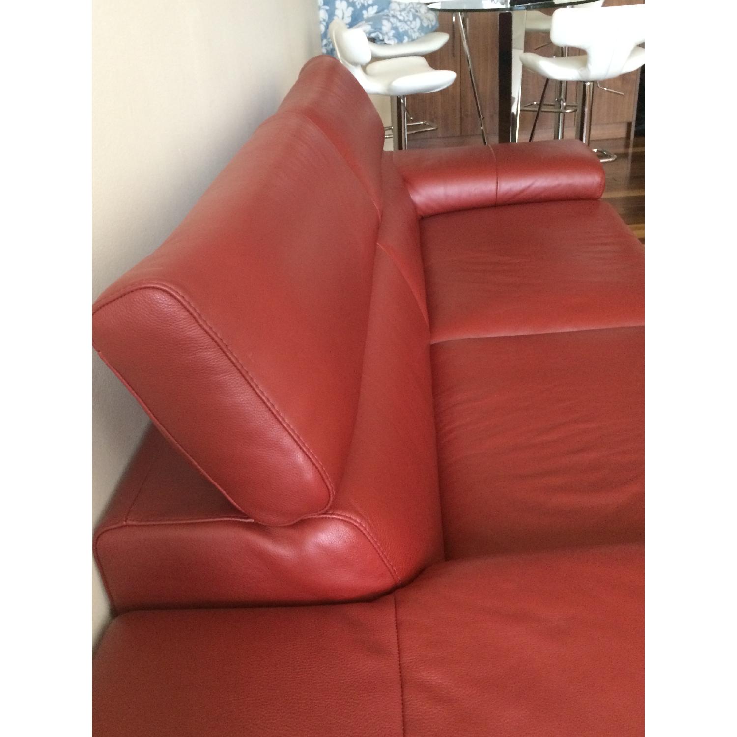 Raymour & Flanigan Farone Leather Sofa - image-8
