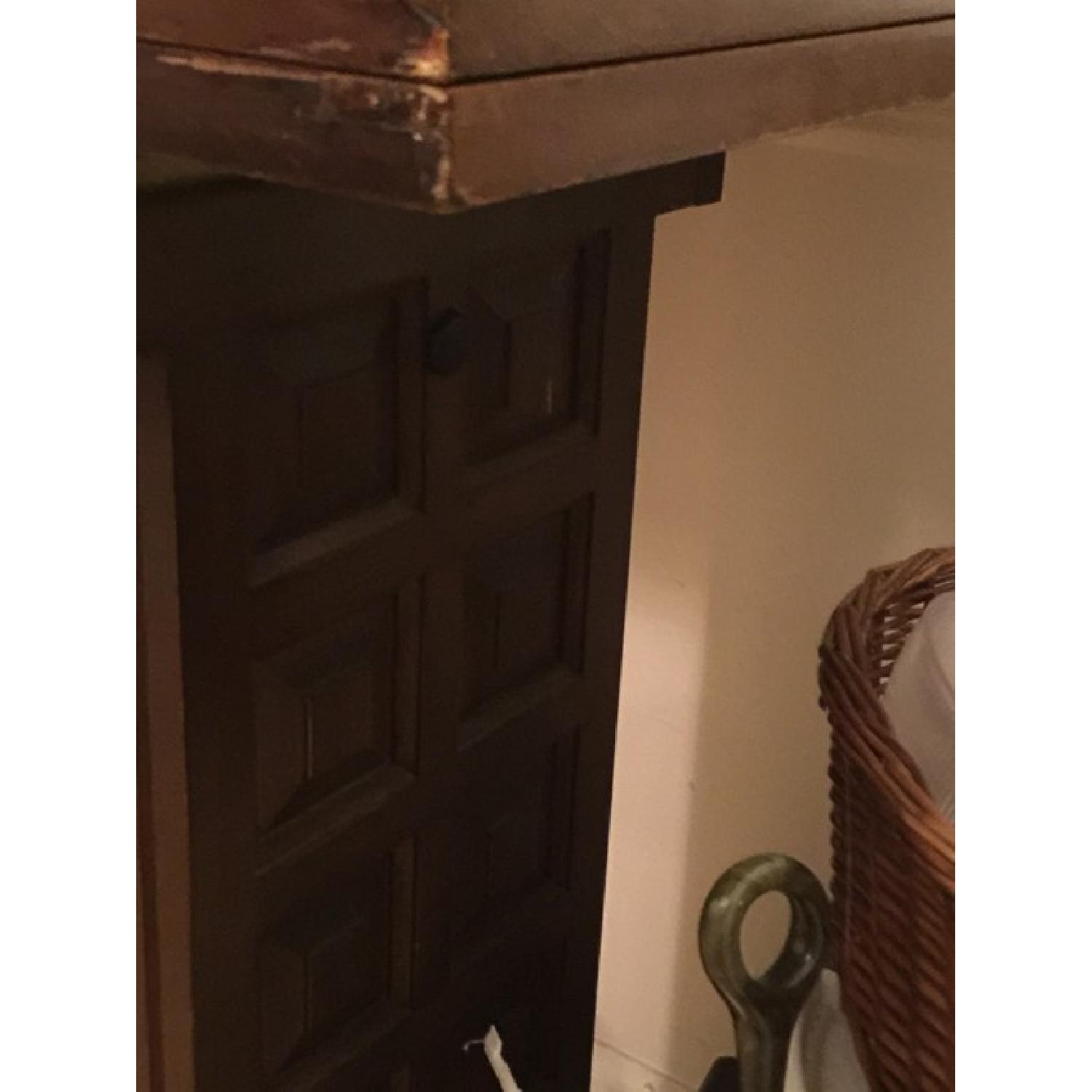 Vintage Wood Drop Leaf Table - image-3