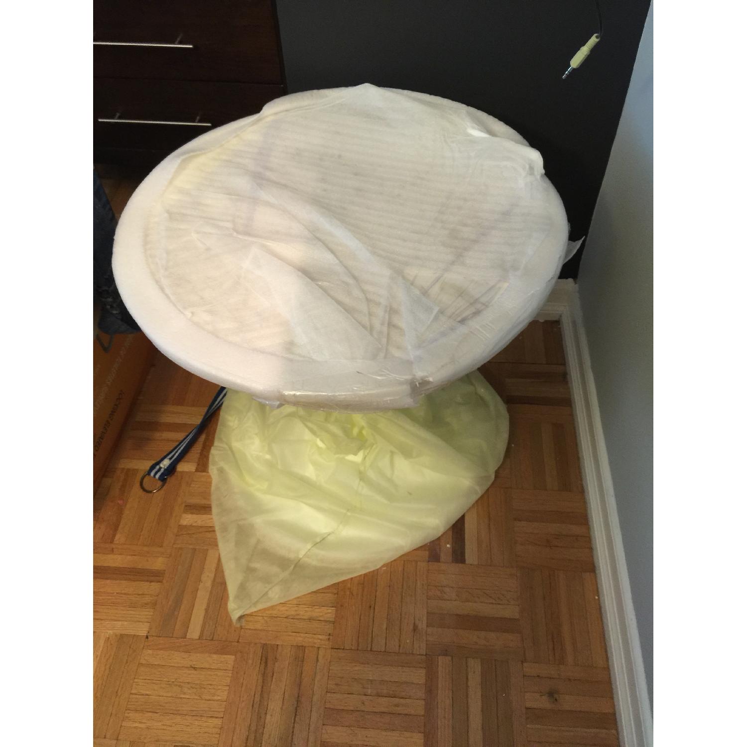 Dot and Bo Marble Top Tulip Accent Table - image-1
