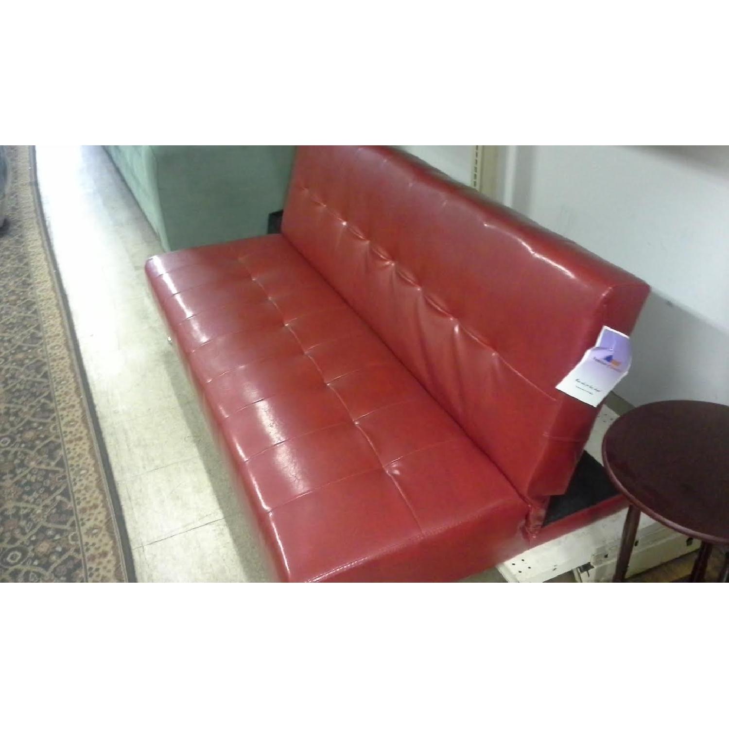 Furniture of America Red Futon - image-2
