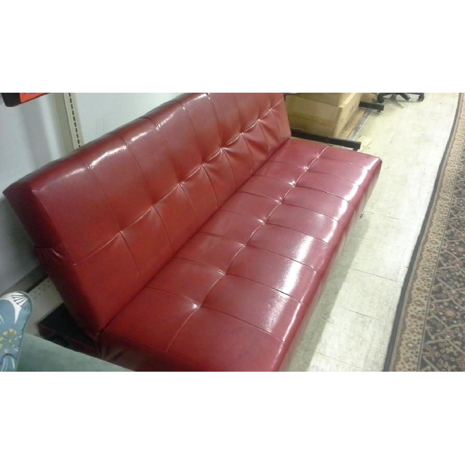 Furniture of America Red Futon - image-3