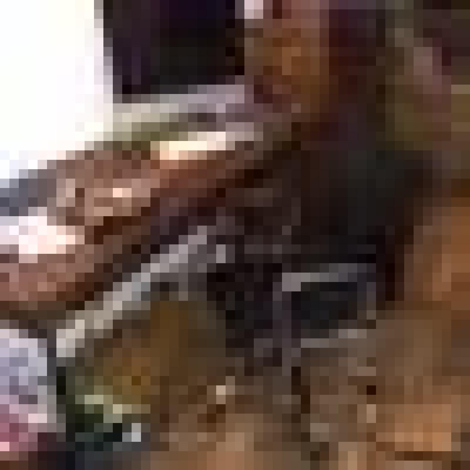 ABC Carpet & Home EdgeBlack Walnut Rustic Writing Desk - image-1