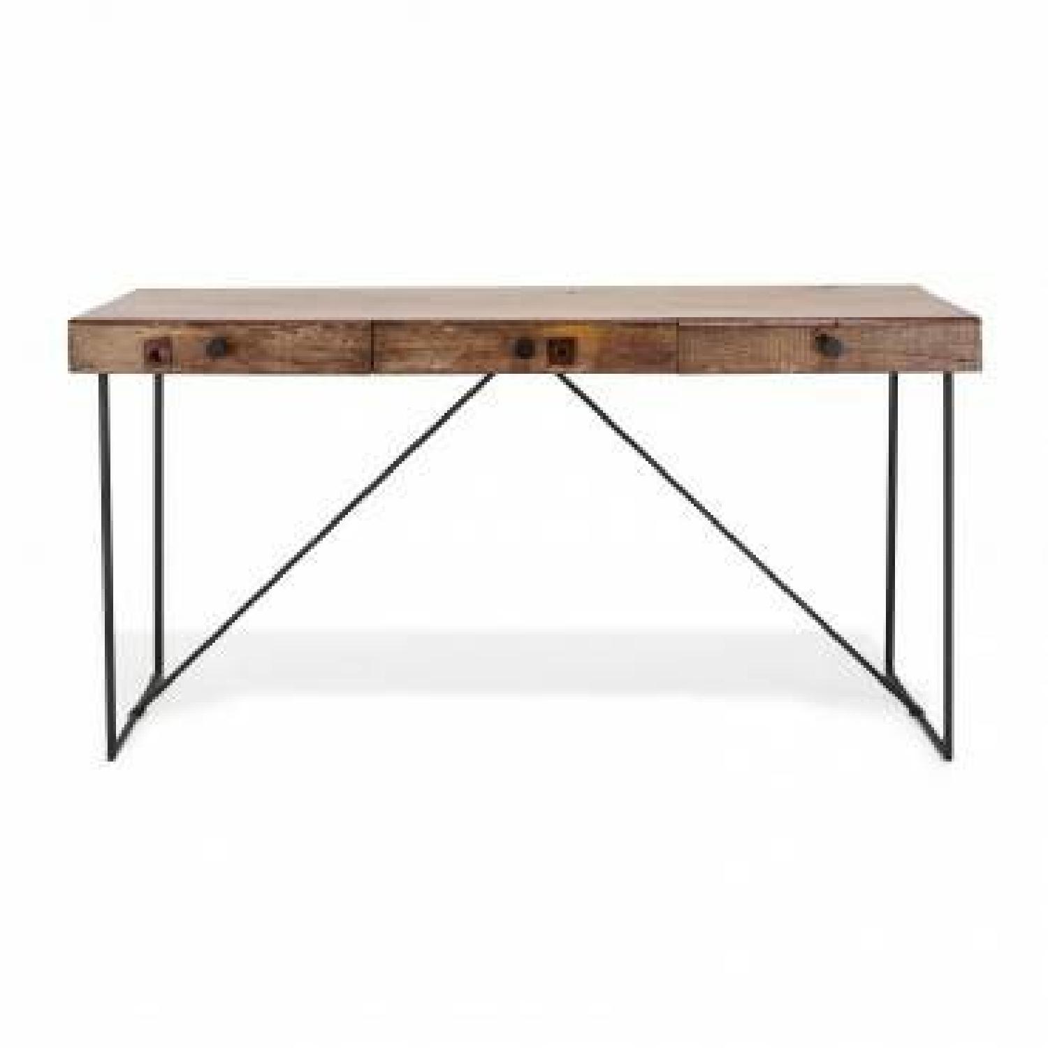 Edge Black Walnut Rustic Writing Desk