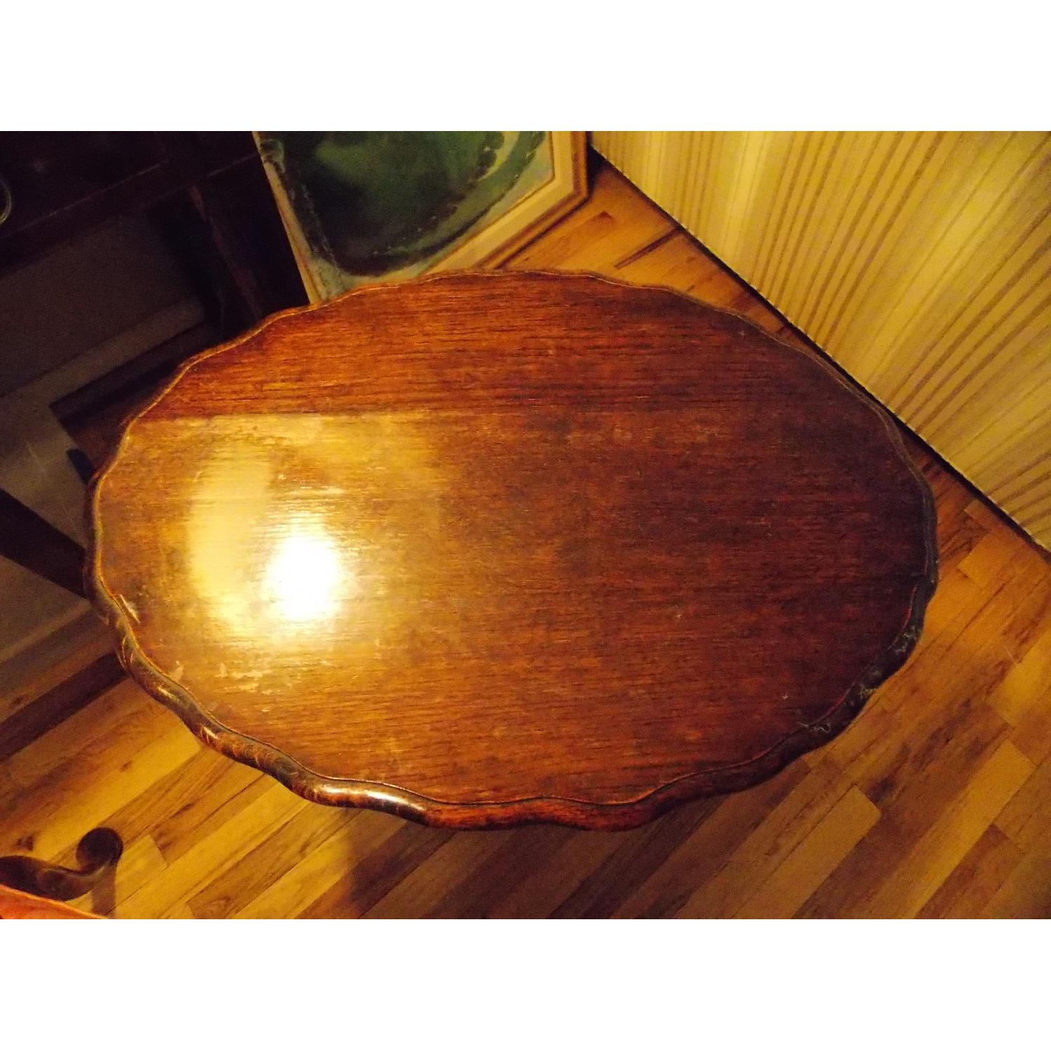 Vintage Serpentine Leg Side Table - image-3