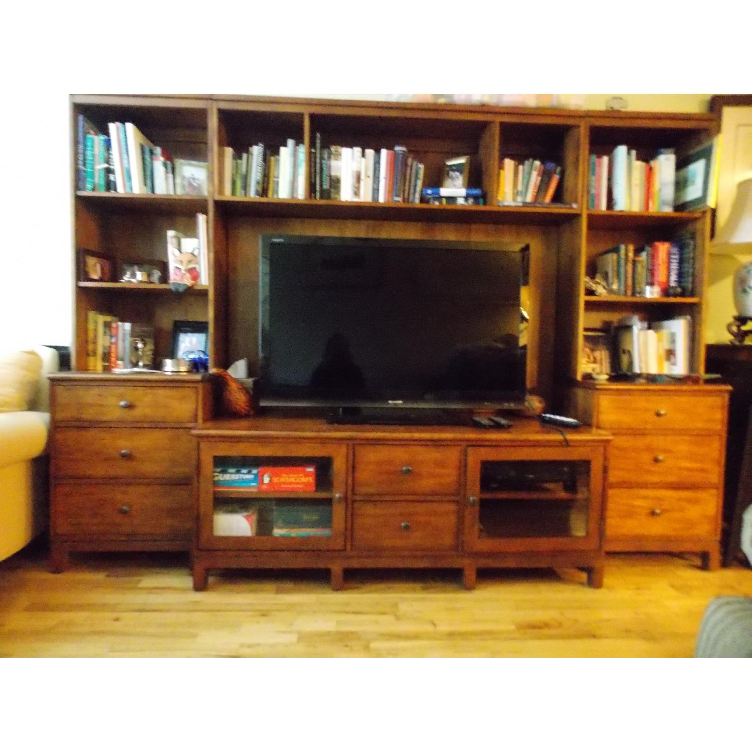 Media Storage and Book Shelf Unit - image-1