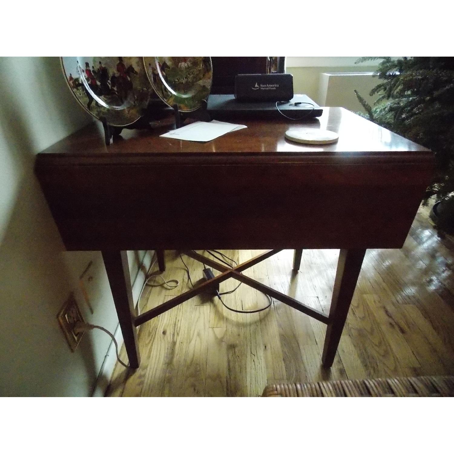 Ethan Allen Drop Leaf Side Table - image-1