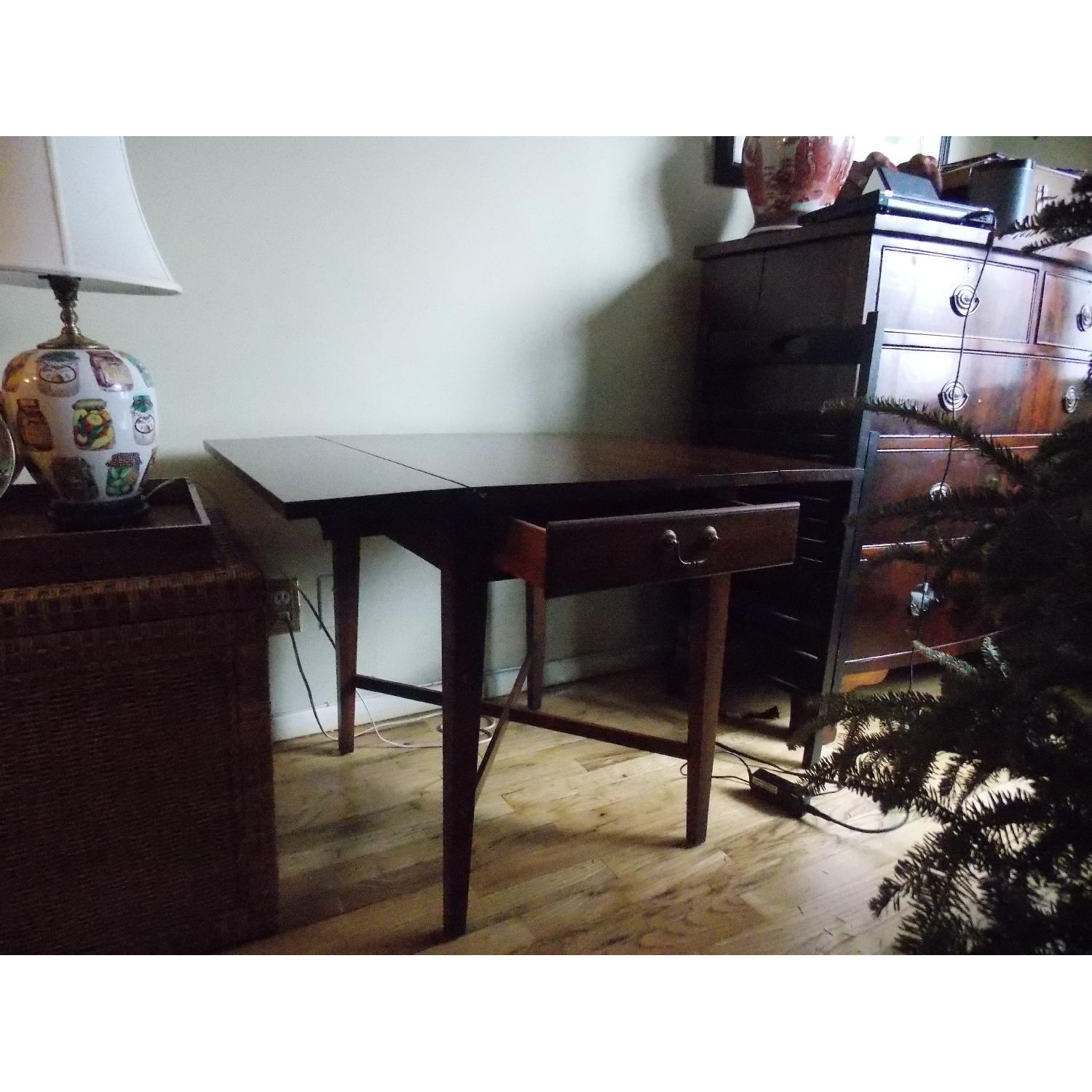 Ethan Allen Drop Leaf Side Table - image-5