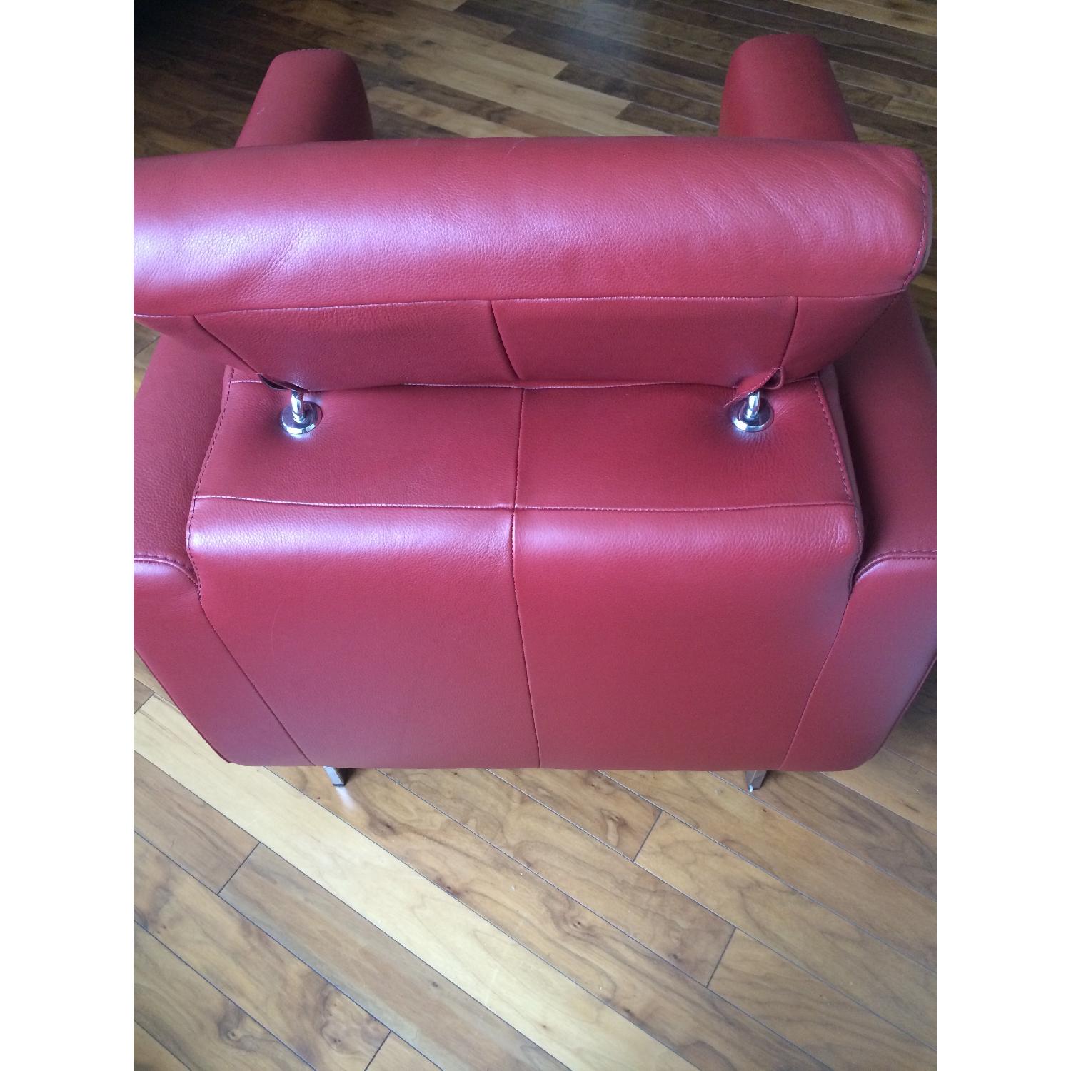 Raymour & Flanigan Farone Leather Single Seater Sofa/Chair - image-3