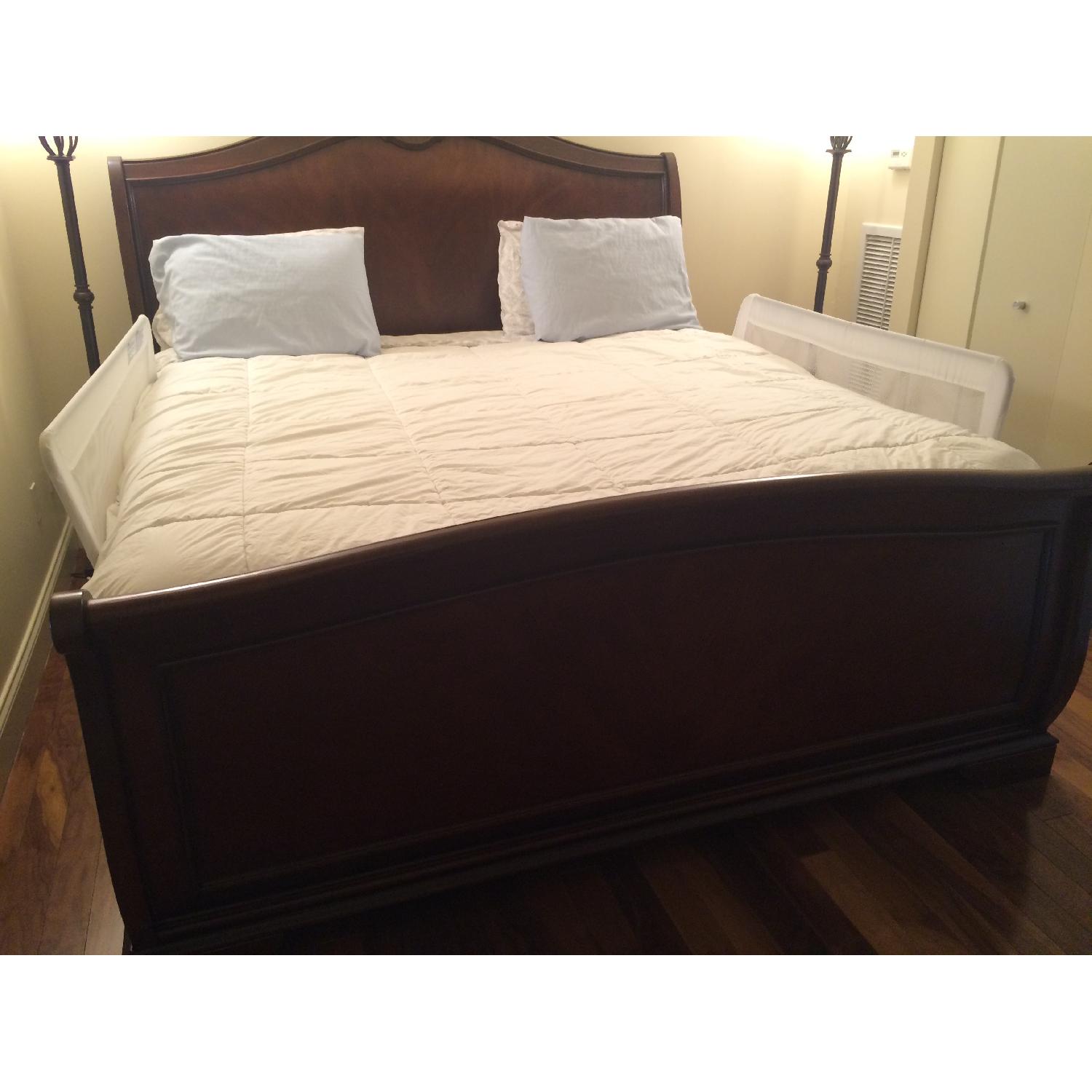 Raymour & Flanigan Heritage Court King Size Bed - image-1