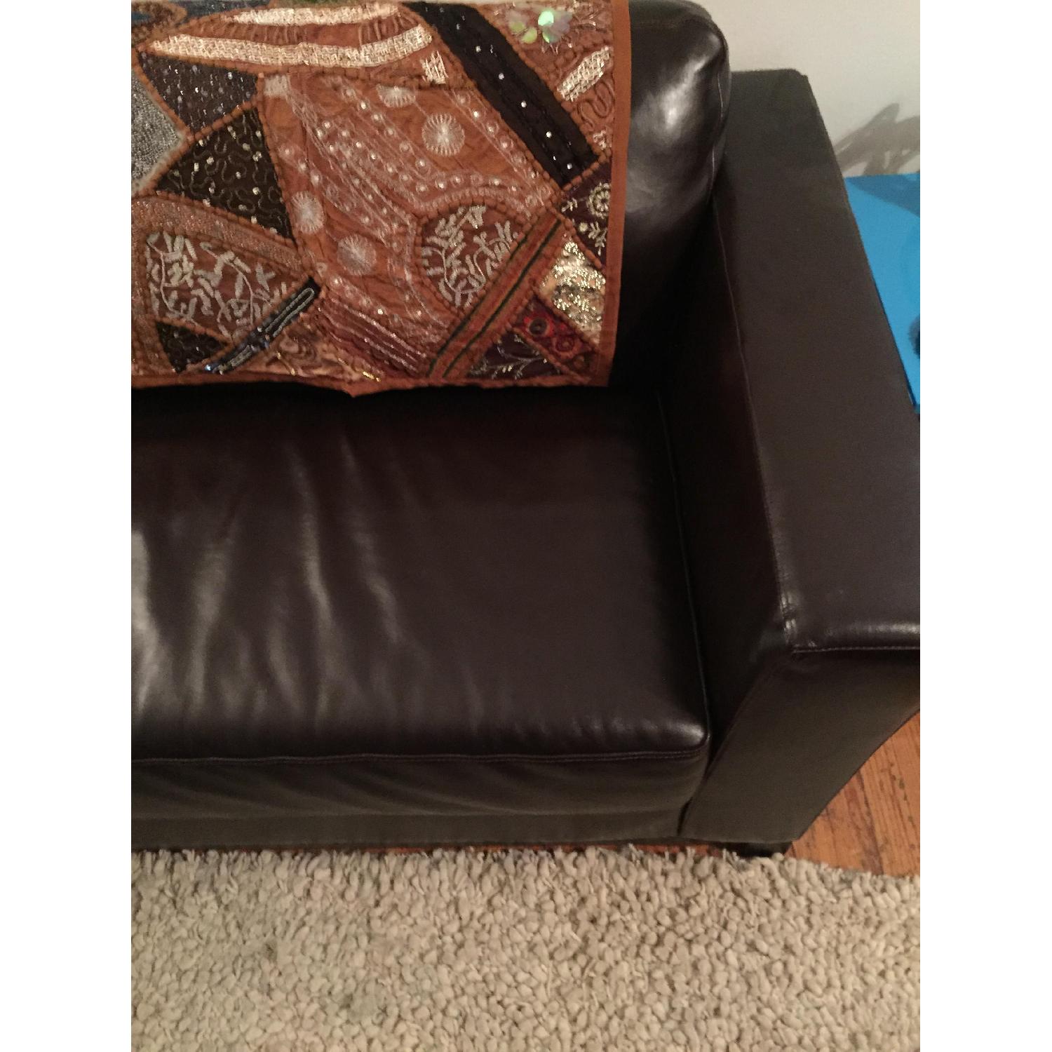 The Door Store Leather Sleeper Sofa - image-2