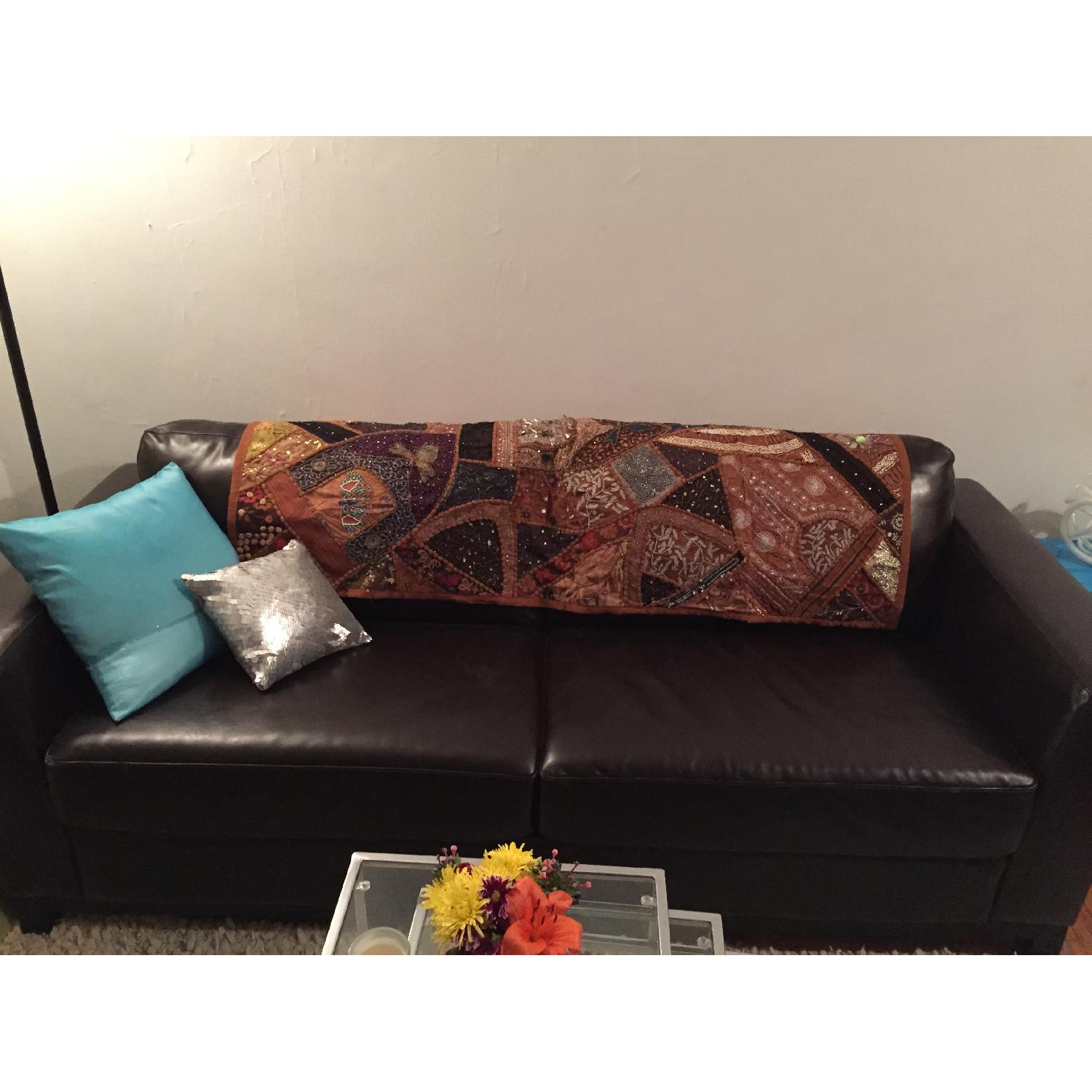 The Door Store Leather Sleeper Sofa - image-4