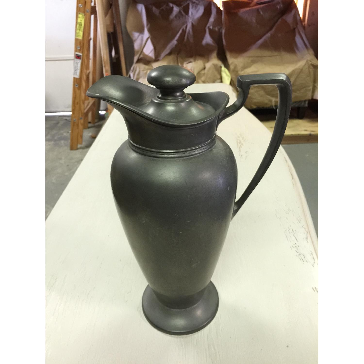W.S. Co Numbered Pewter Vessel - image-1