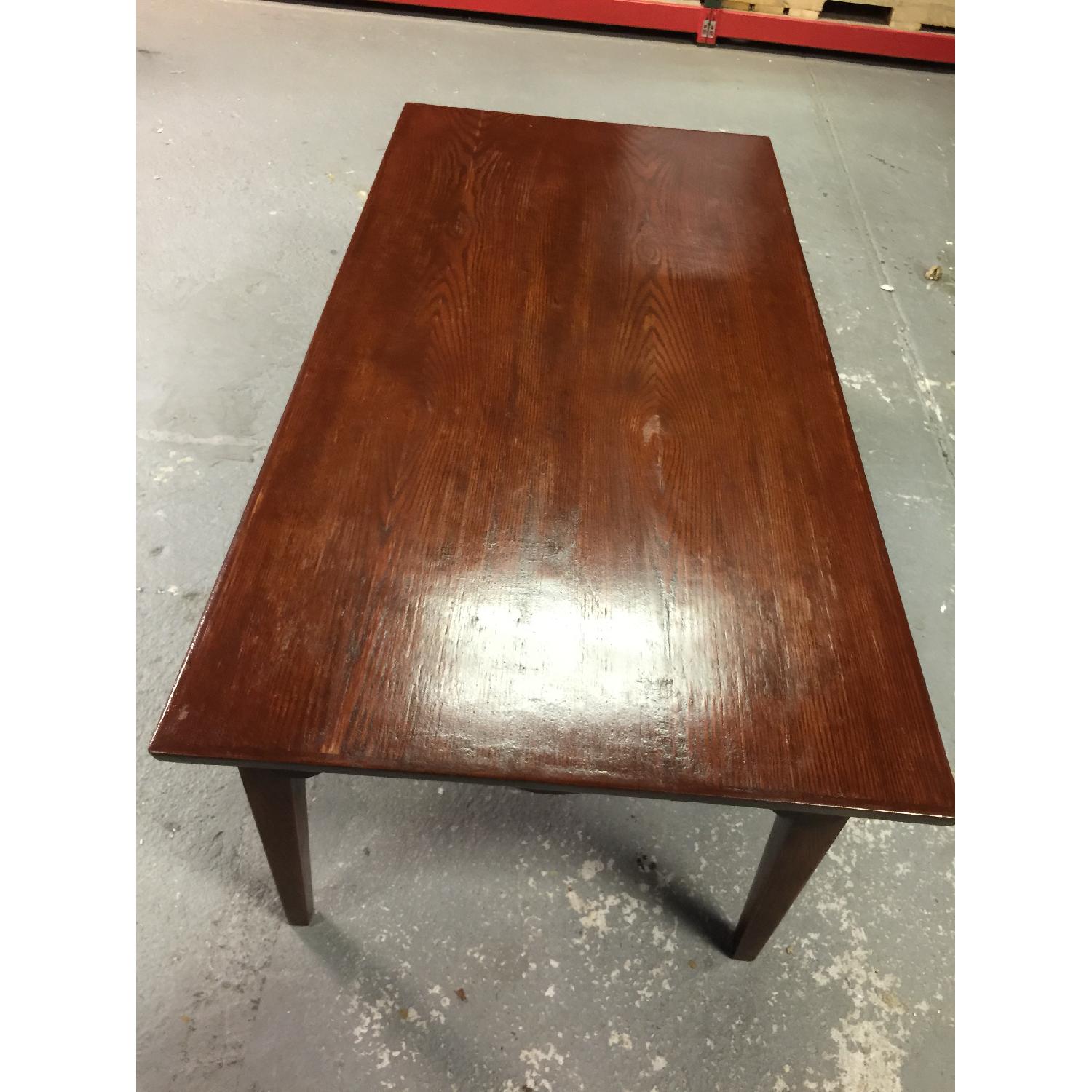 Vintage Oak Coffee Table - image-4
