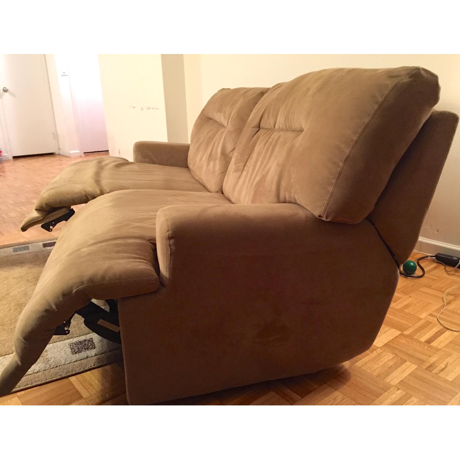 Macy's Ricardo Fabric Reclining Sofa w/ Power Recliner - image-3