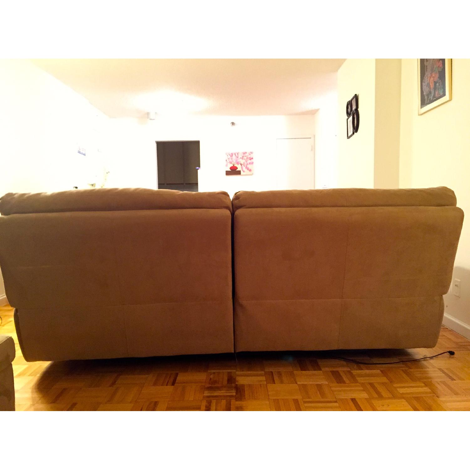 Macy's Ricardo Fabric Reclining Sofa w/ Power Recliner - image-4