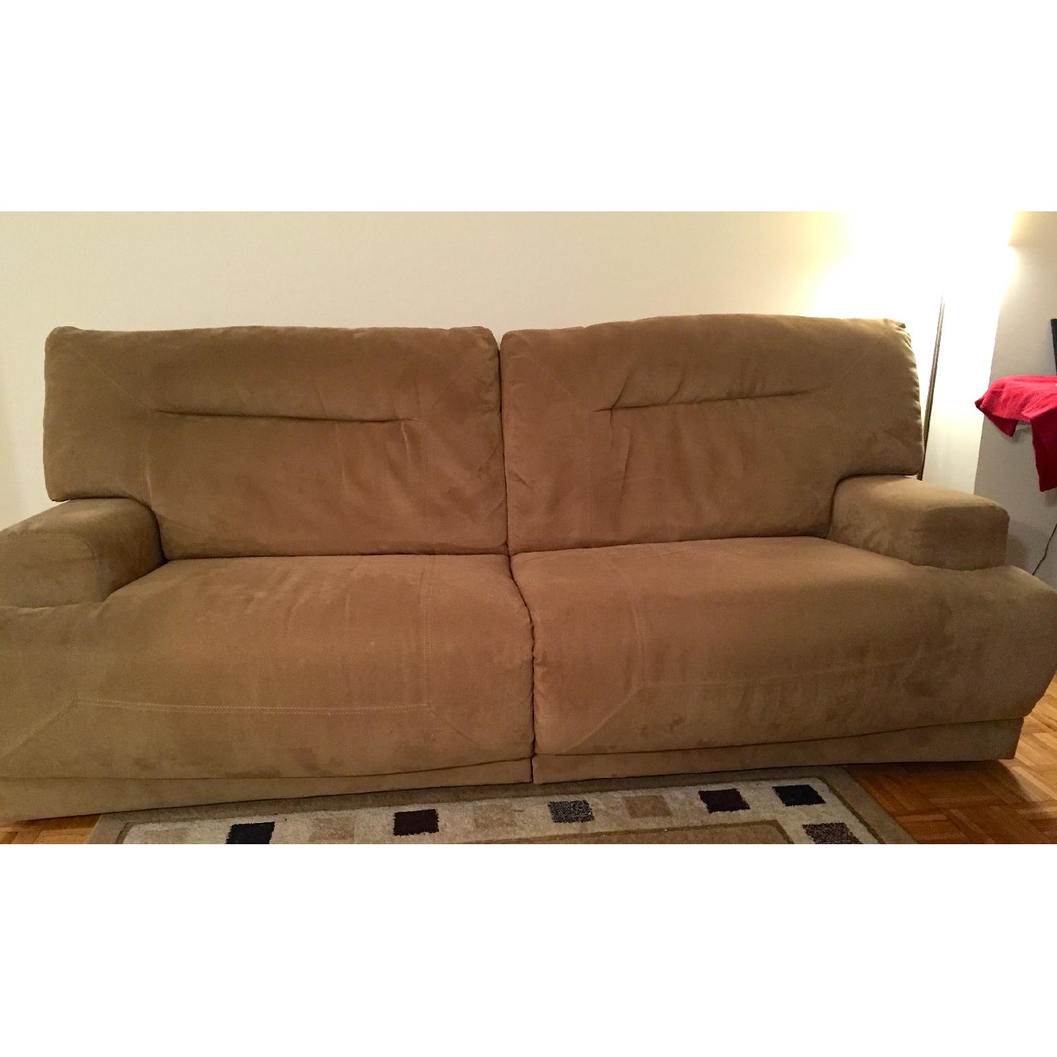 Macy's Ricardo Fabric Reclining Sofa w/ Power Recliner - image-5