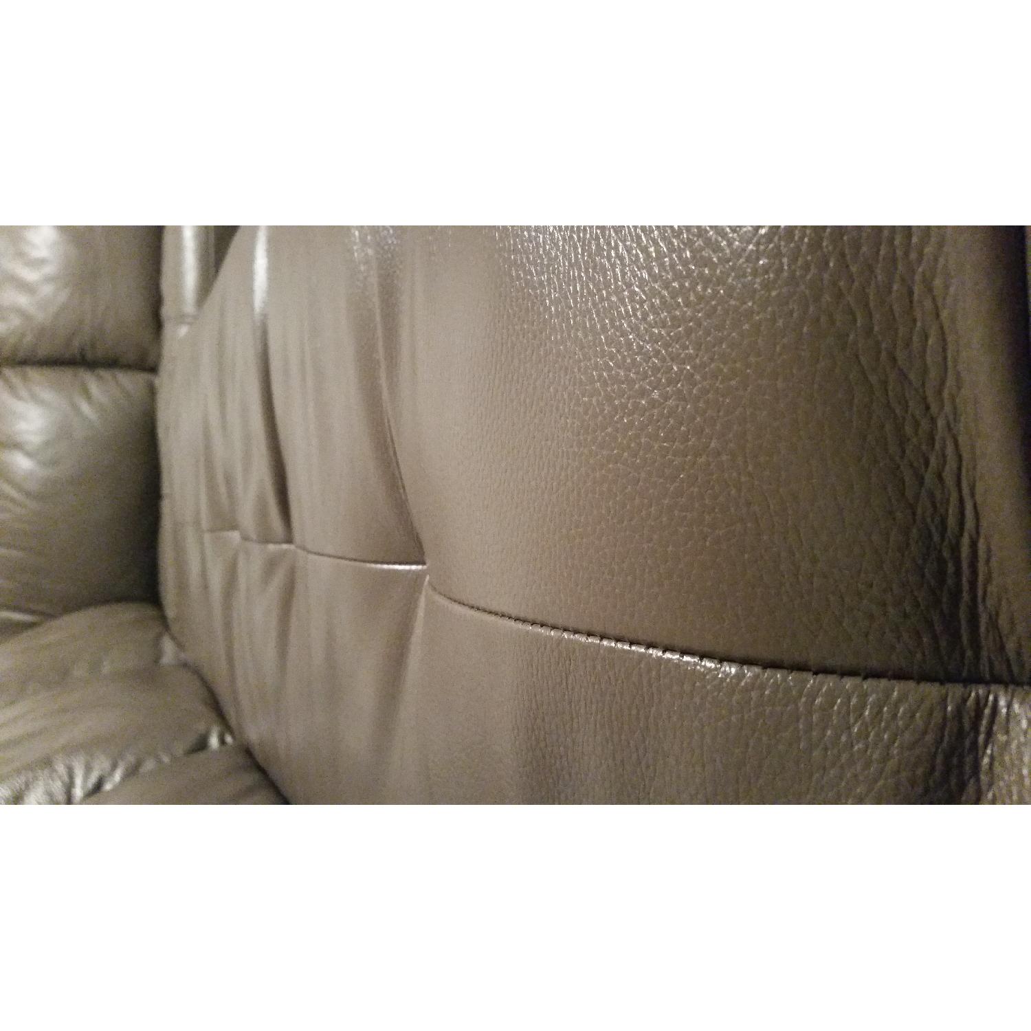 Raymour & Flanigan Bellanest Garrison 2 Piece Leather Sectional Sofa - image-2