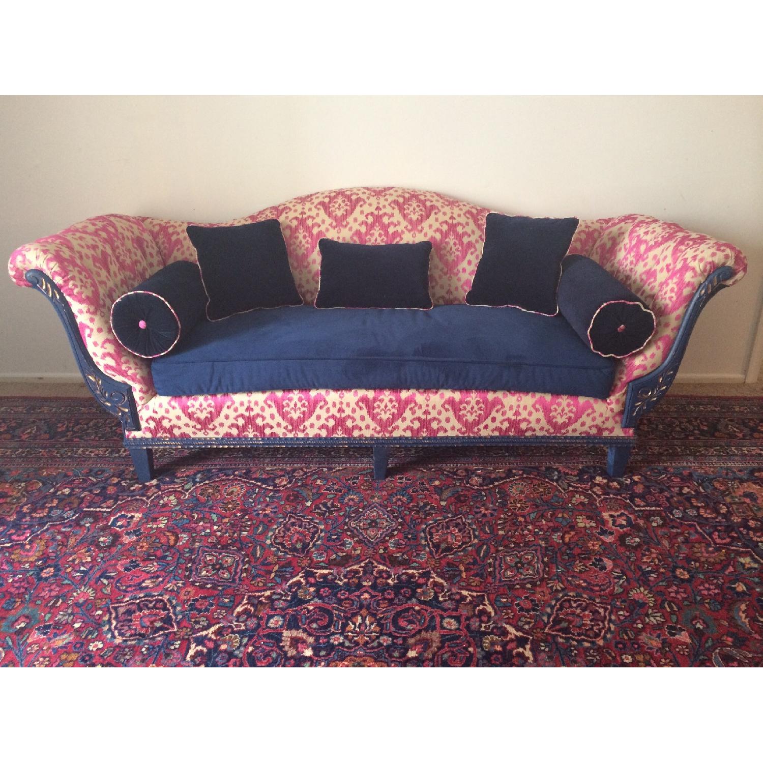 Antique French Victorian Couch - Thumbnail 2