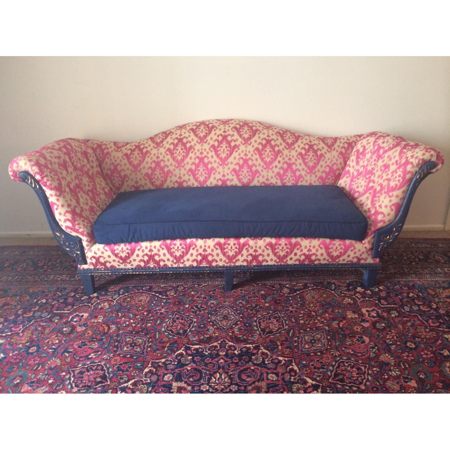 Antique French Victorian Couch - image-5
