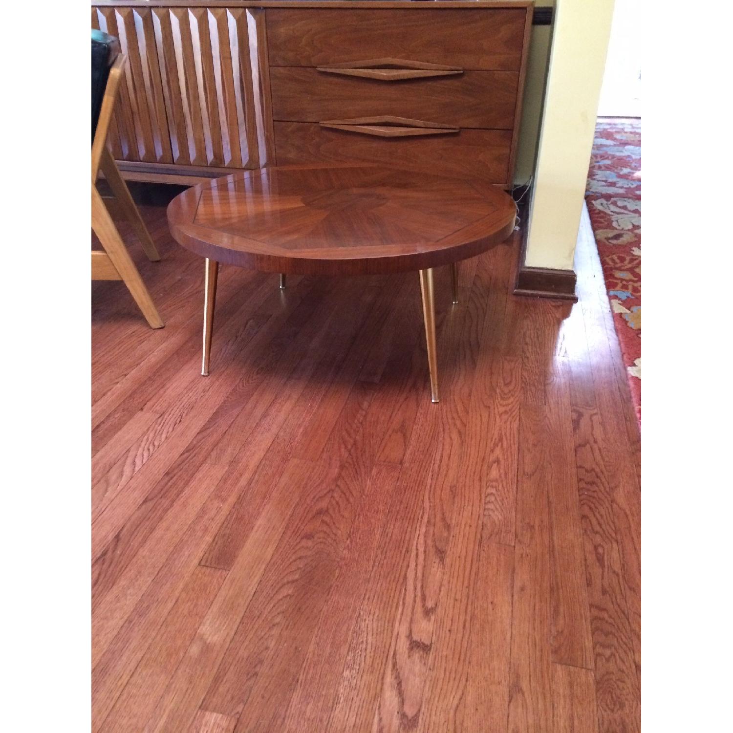 Lane Furniture Mid-Century Modern Round Vintage Coffee Table - image-2