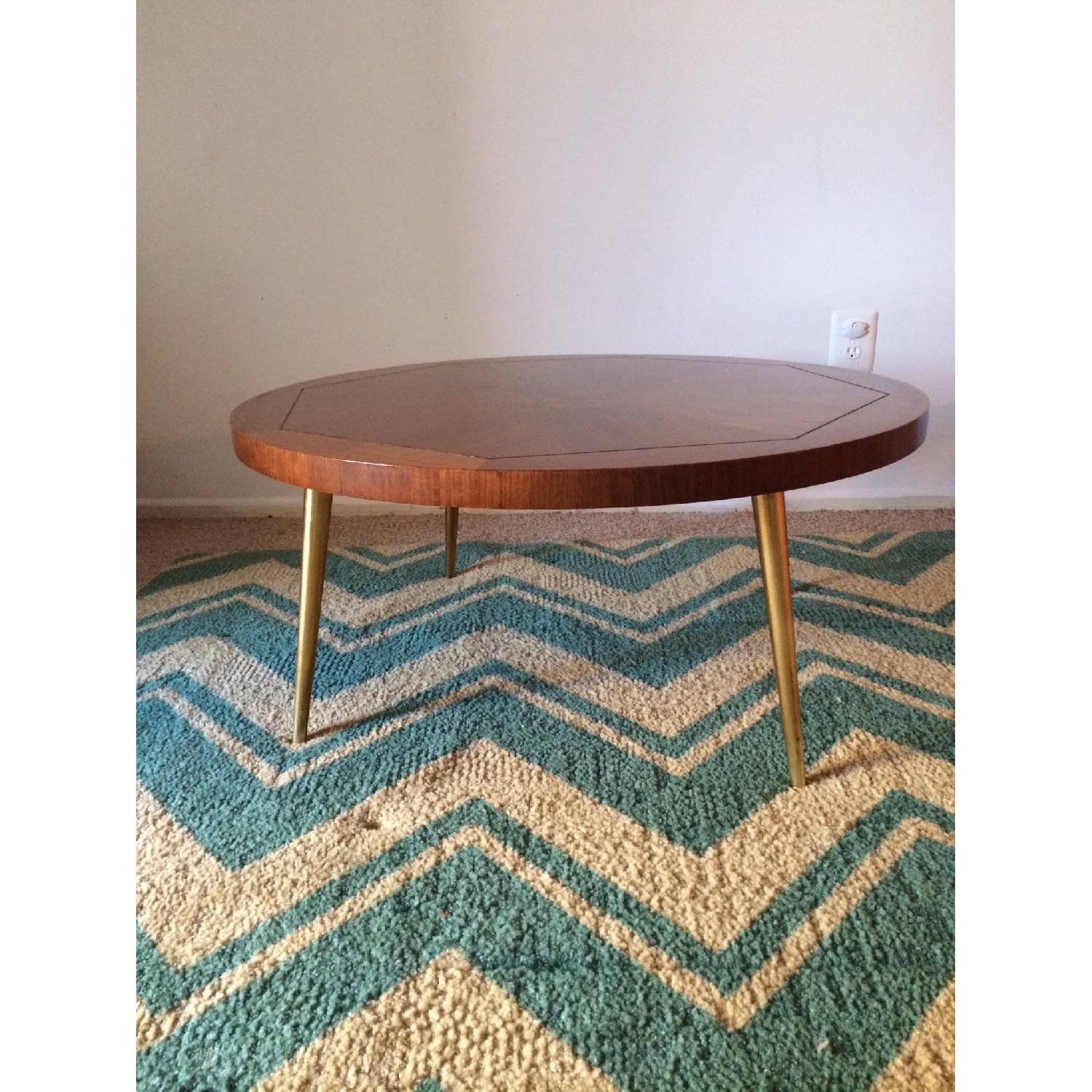 Lane Furniture Mid-Century Modern Round Vintage Coffee Table - image-3