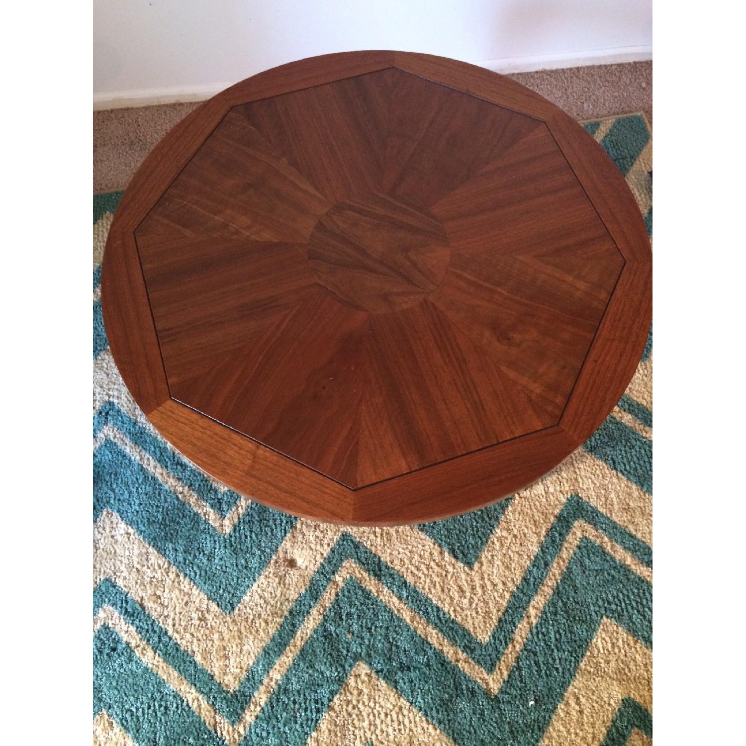 Lane Furniture Mid-Century Modern Round Vintage Coffee Table - image-4
