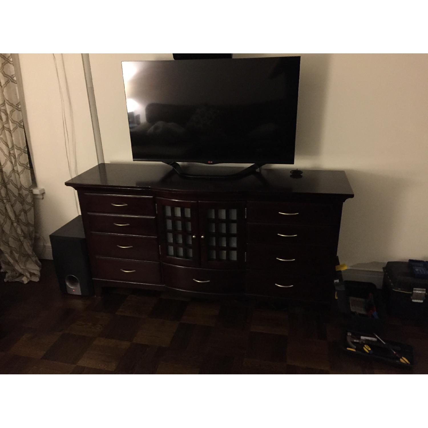 Pottery Barn Mahogany Dresser/Console Unit - image-2