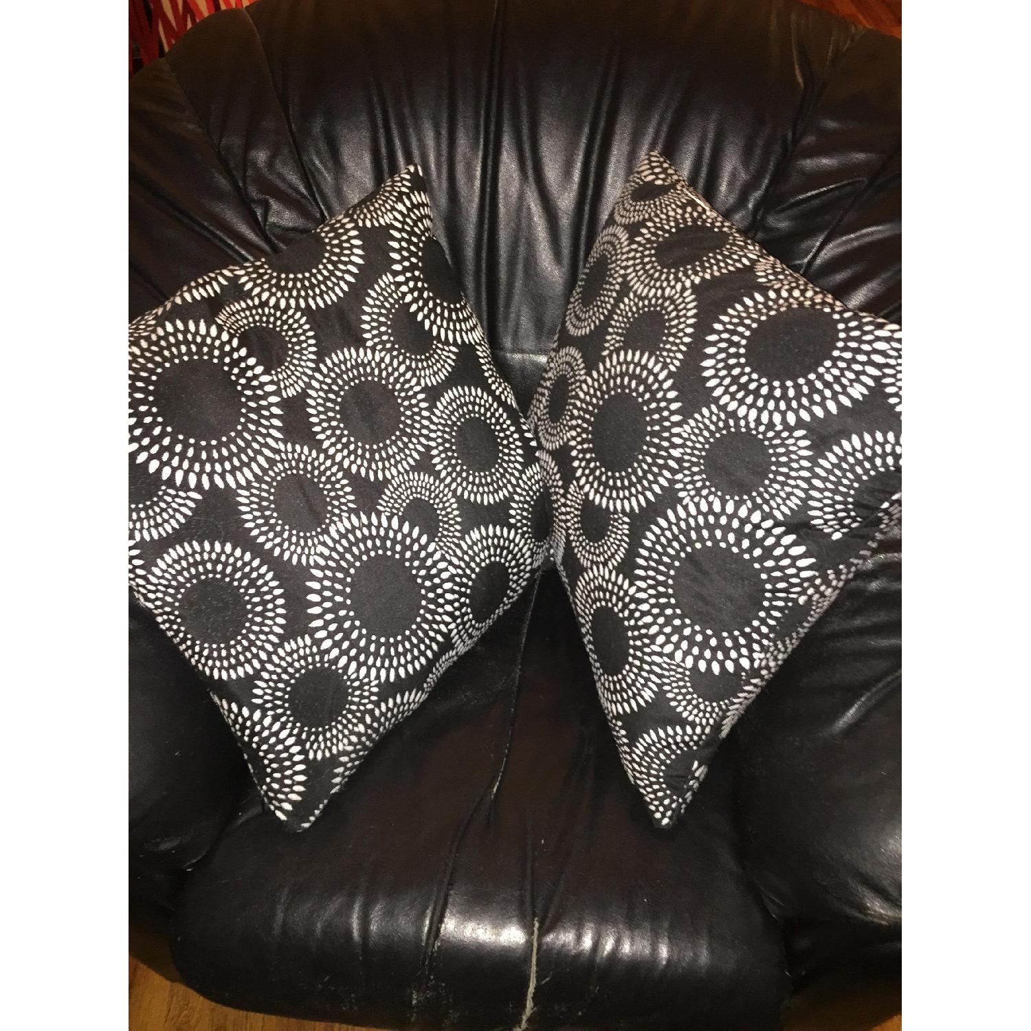 Black and White Pillows - Set of 2 - image-1