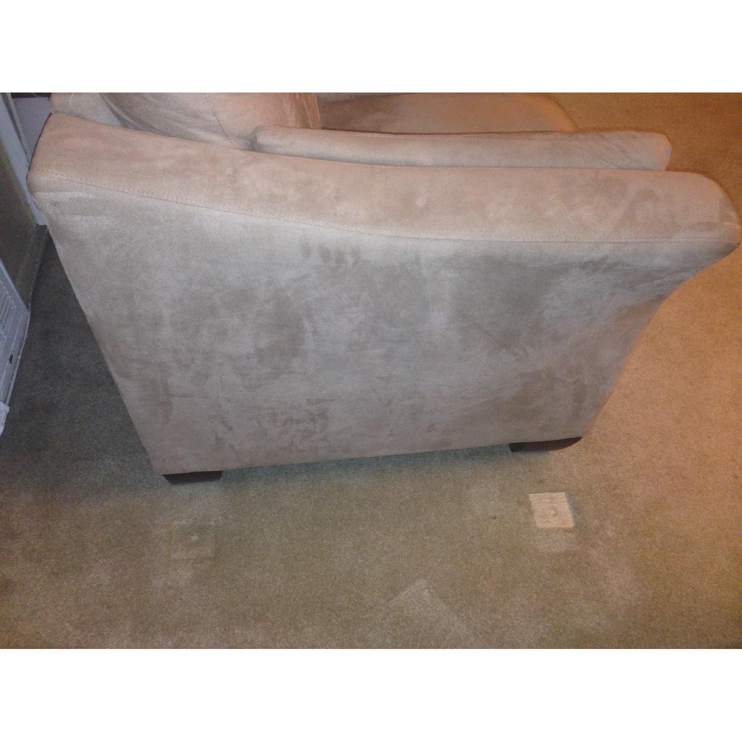 Jennifer Convertibles Microsuede Loveseat - image-2