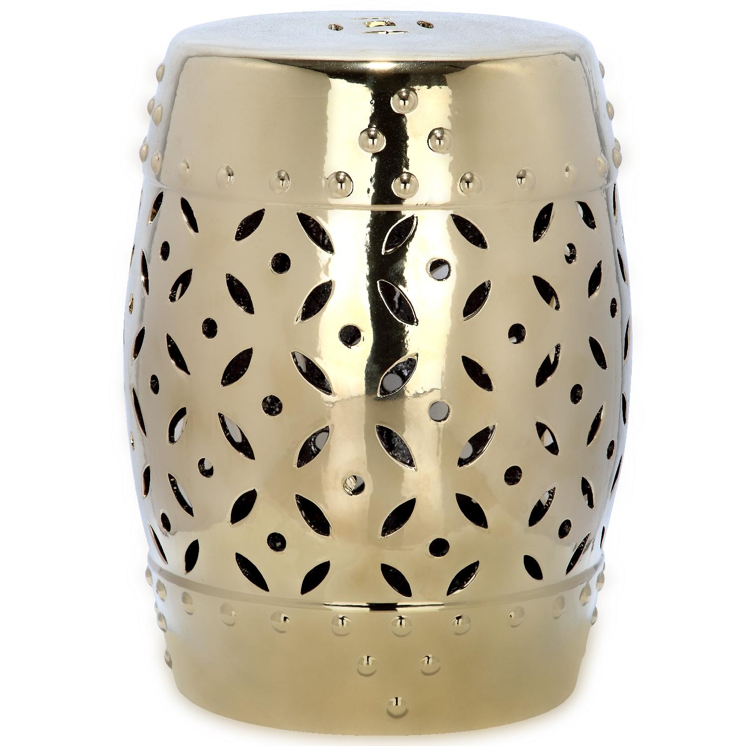 Safavieh Gold Garden Stools - image-0