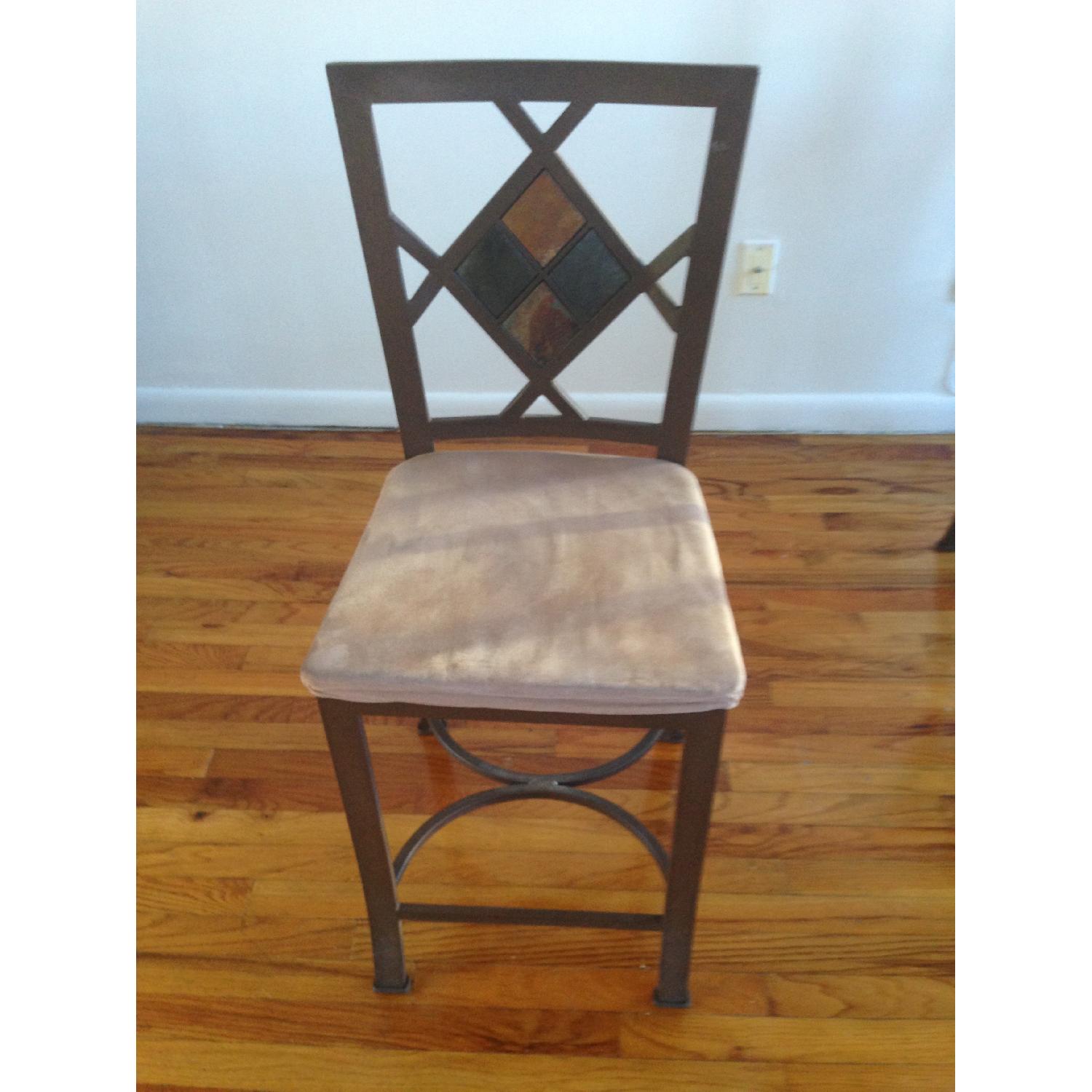 Round Glass Top Table w/ 4 Chairs - image-2