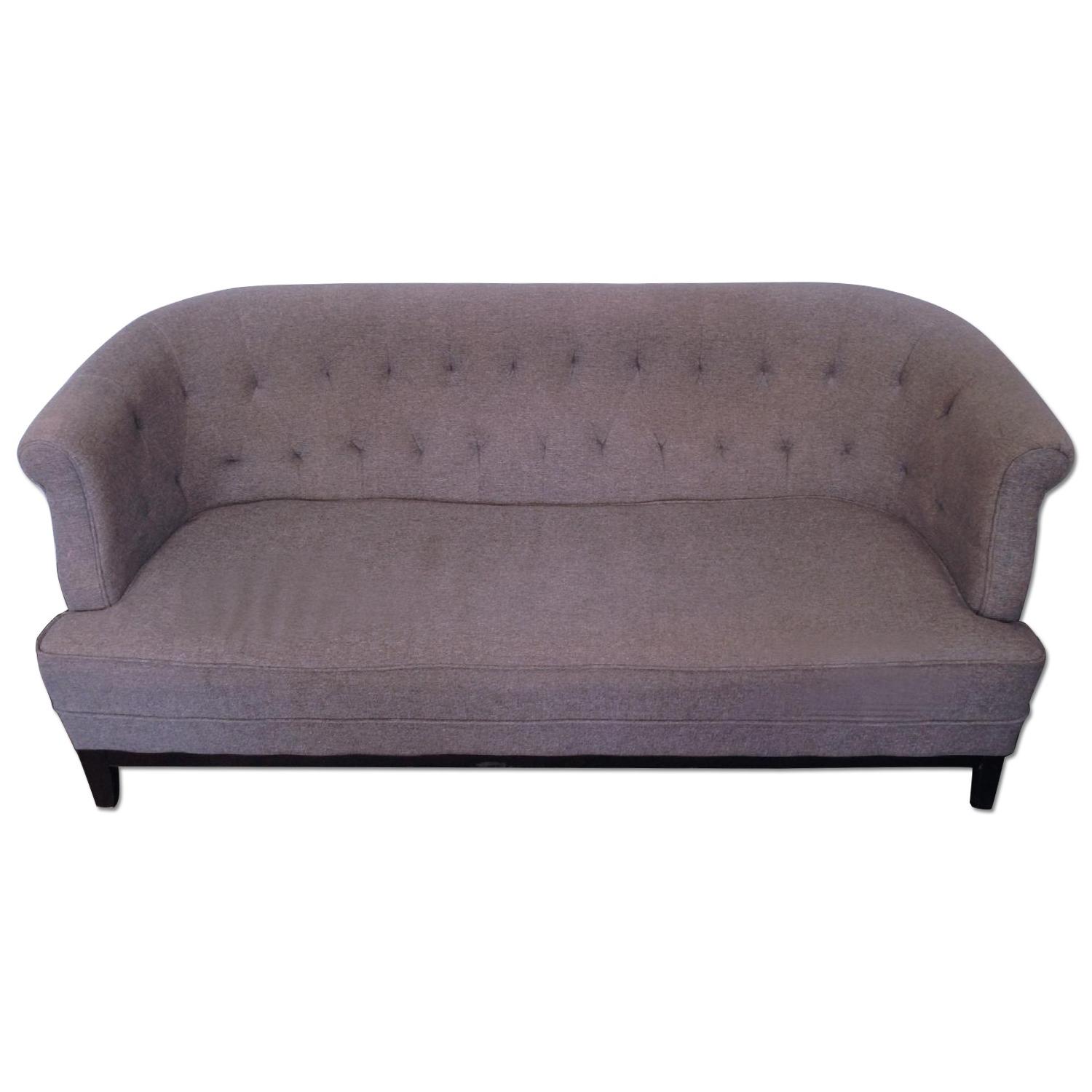 Gray Tufted Sofa