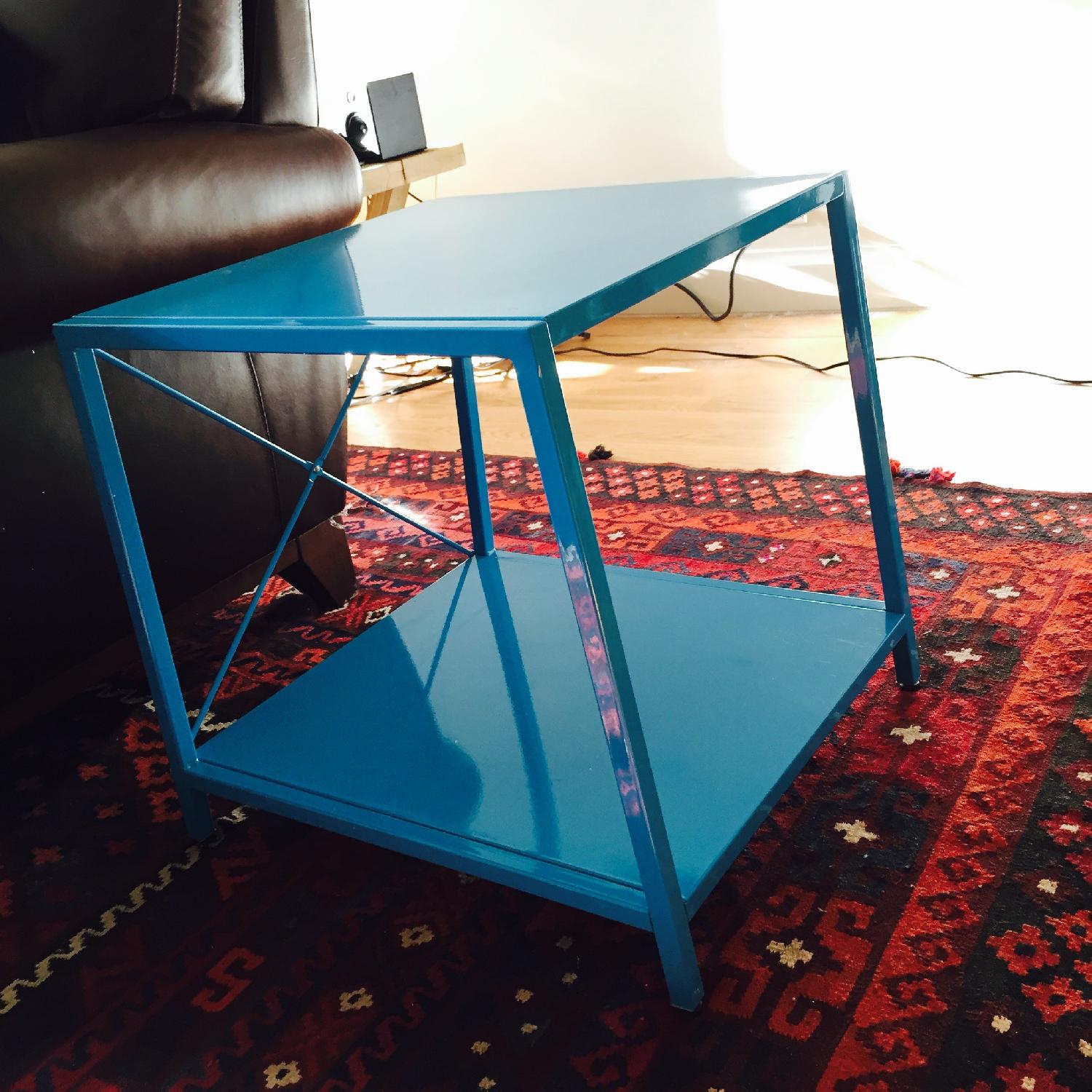 CB2 Harvey Teal Nightstand - image-3