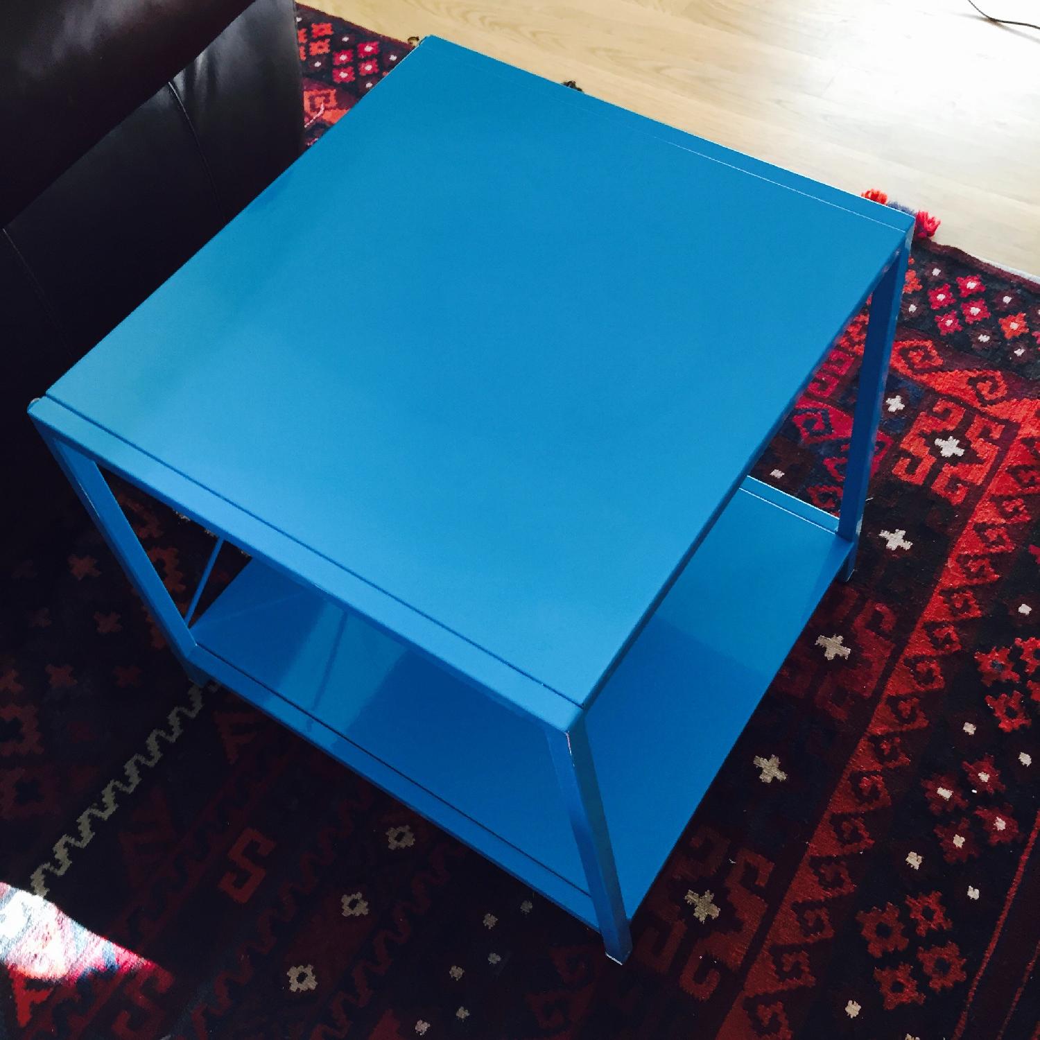 CB2 Harvey Teal Nightstand - image-4