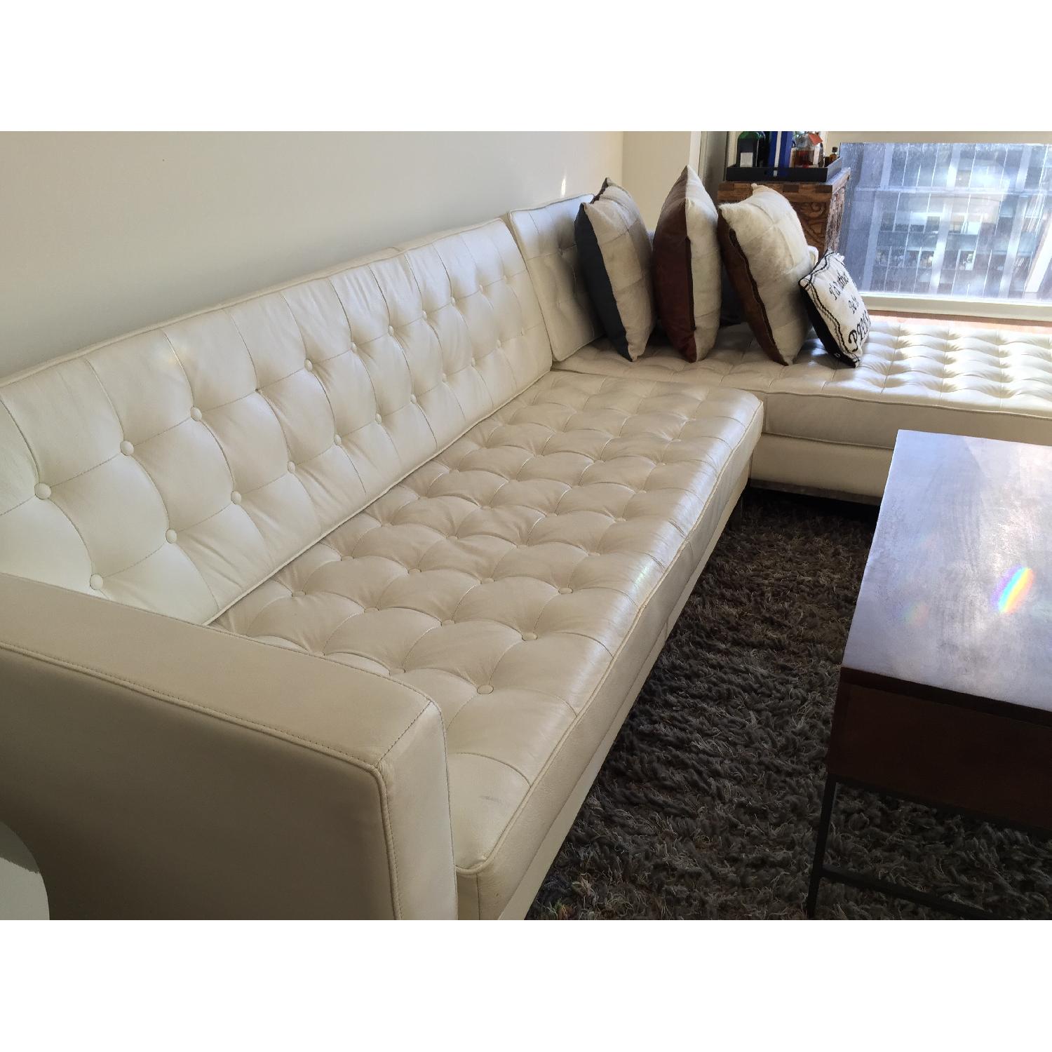 White Leather Couch
