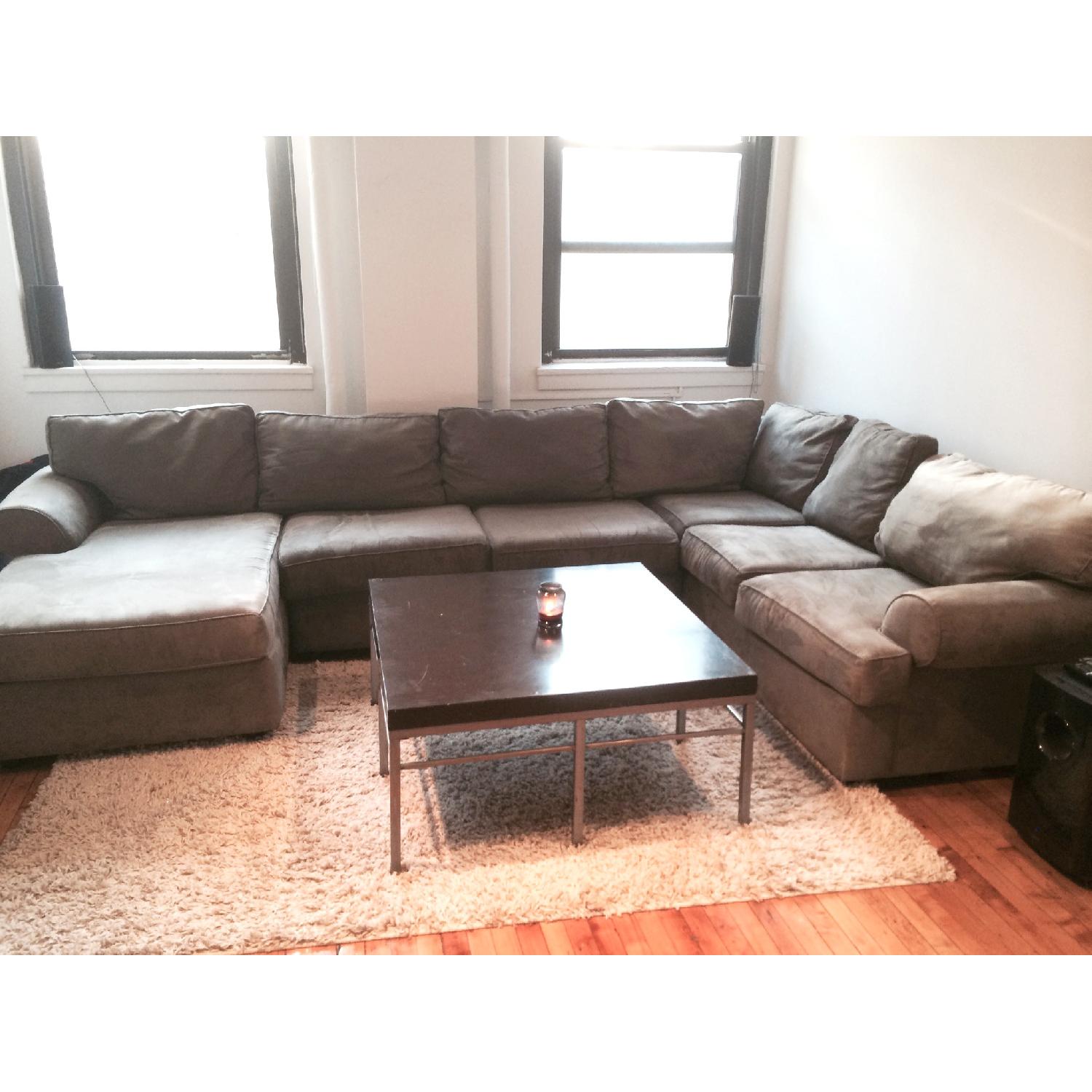 Jennifer Convertibles Moca U-Shaped Sectional - image-1